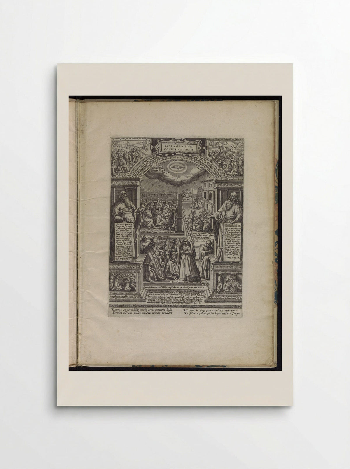Sacramentum Confirmationis - Philips Galle - Poster