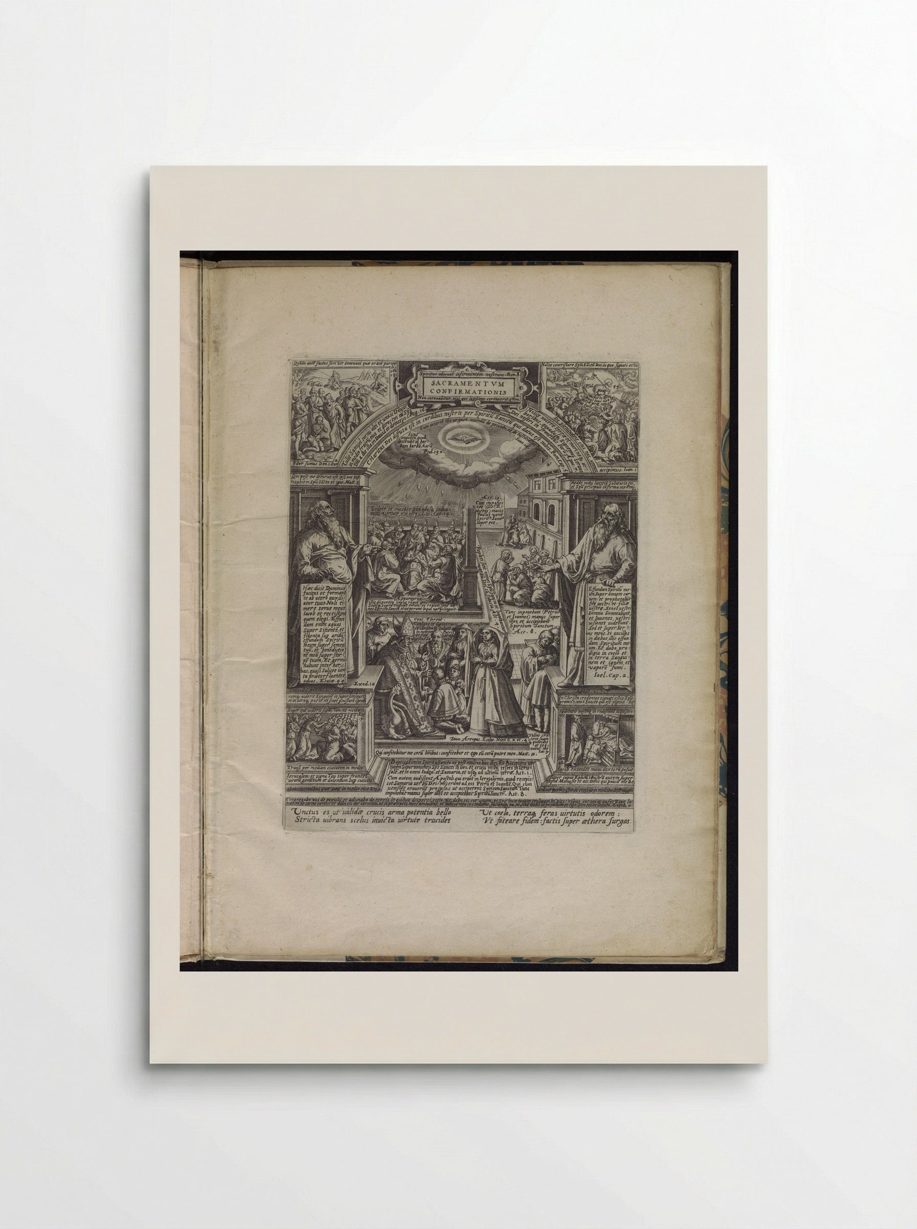 Sacramentum Confirmationis - Philips Galle - Poster