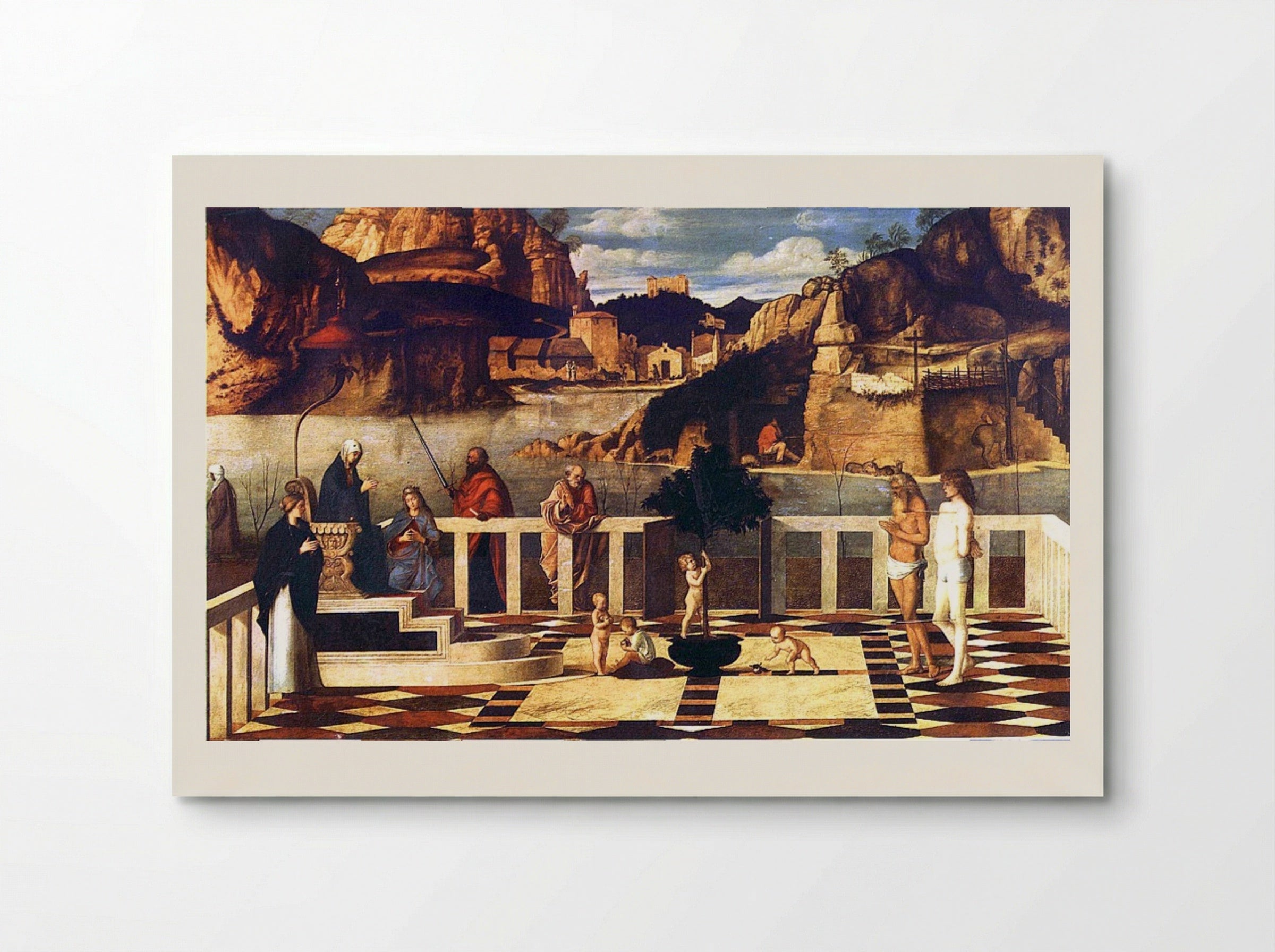 Sacred Allegory - Giovanni Bellini - Poster