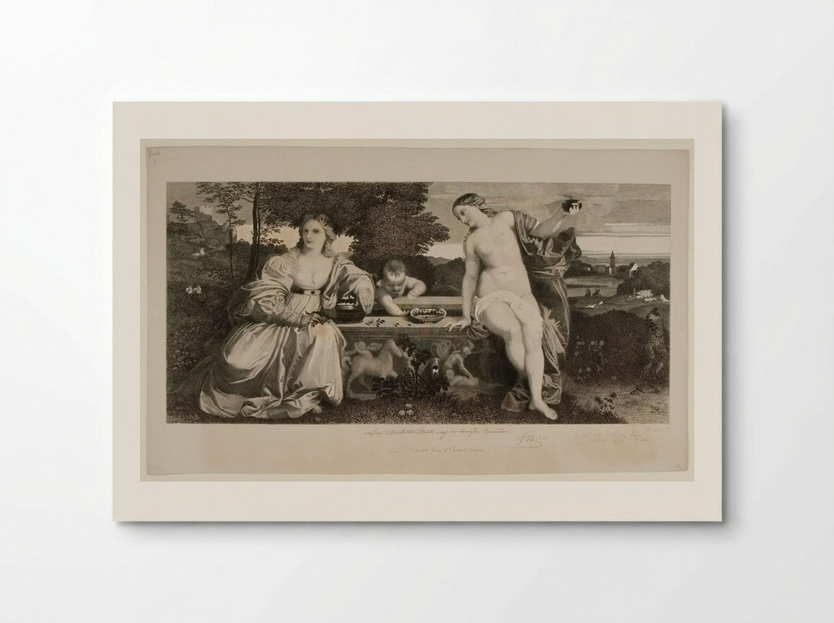 Sacred and Profane Love - Friedrich Weber - Poster