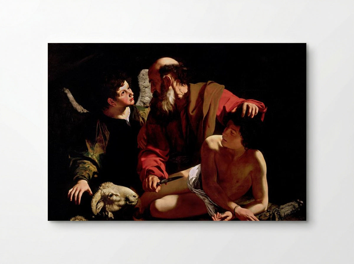 Sacrifice of Isaac - Caravaggio - Poster