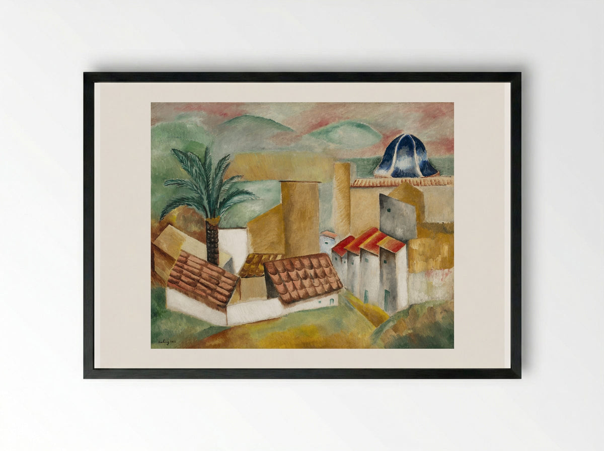 Sagunto - Moïse Kisling - Framed Print Black