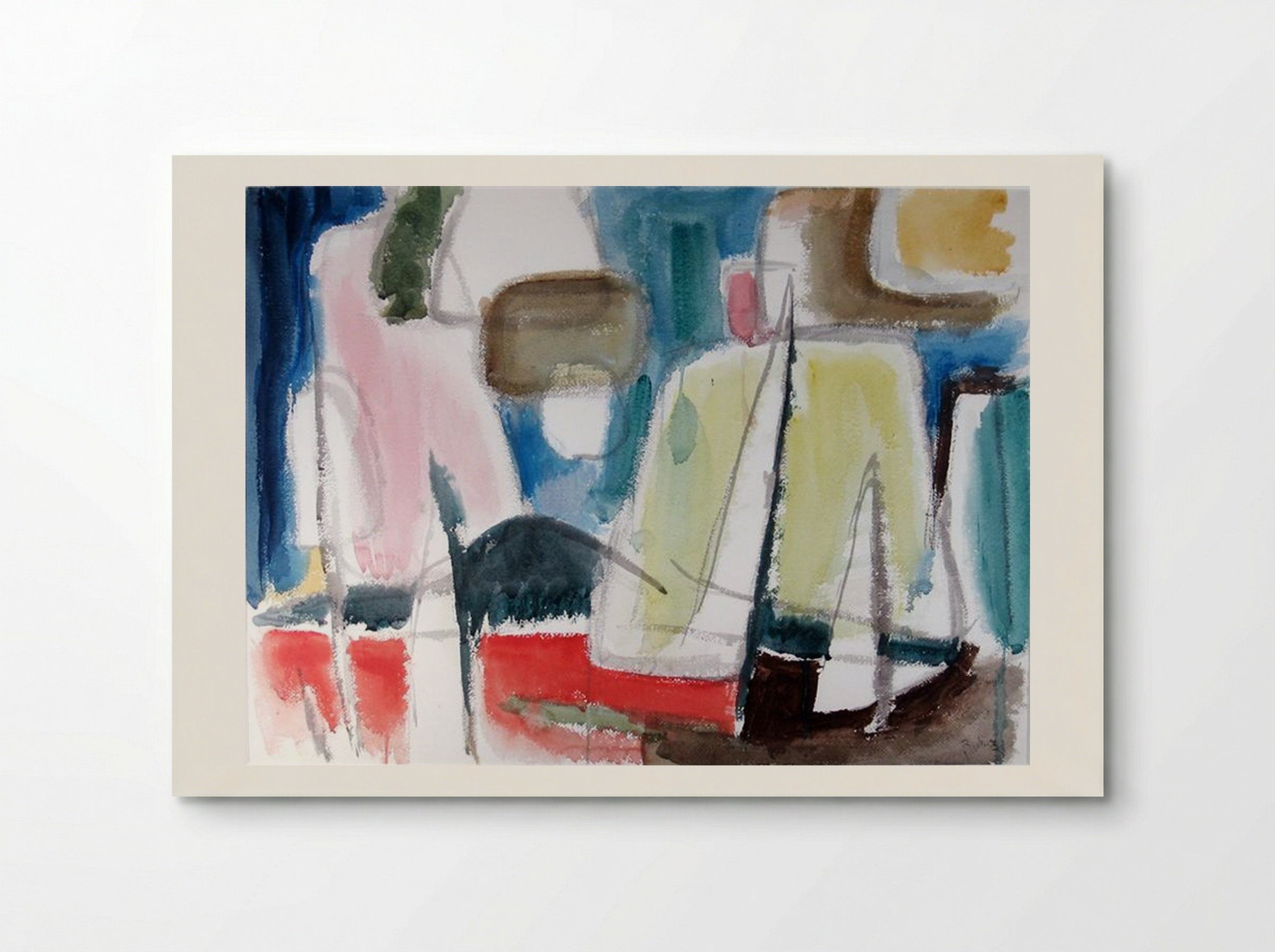 Sailboats, Lake of Bays - Jack Bush - Poster