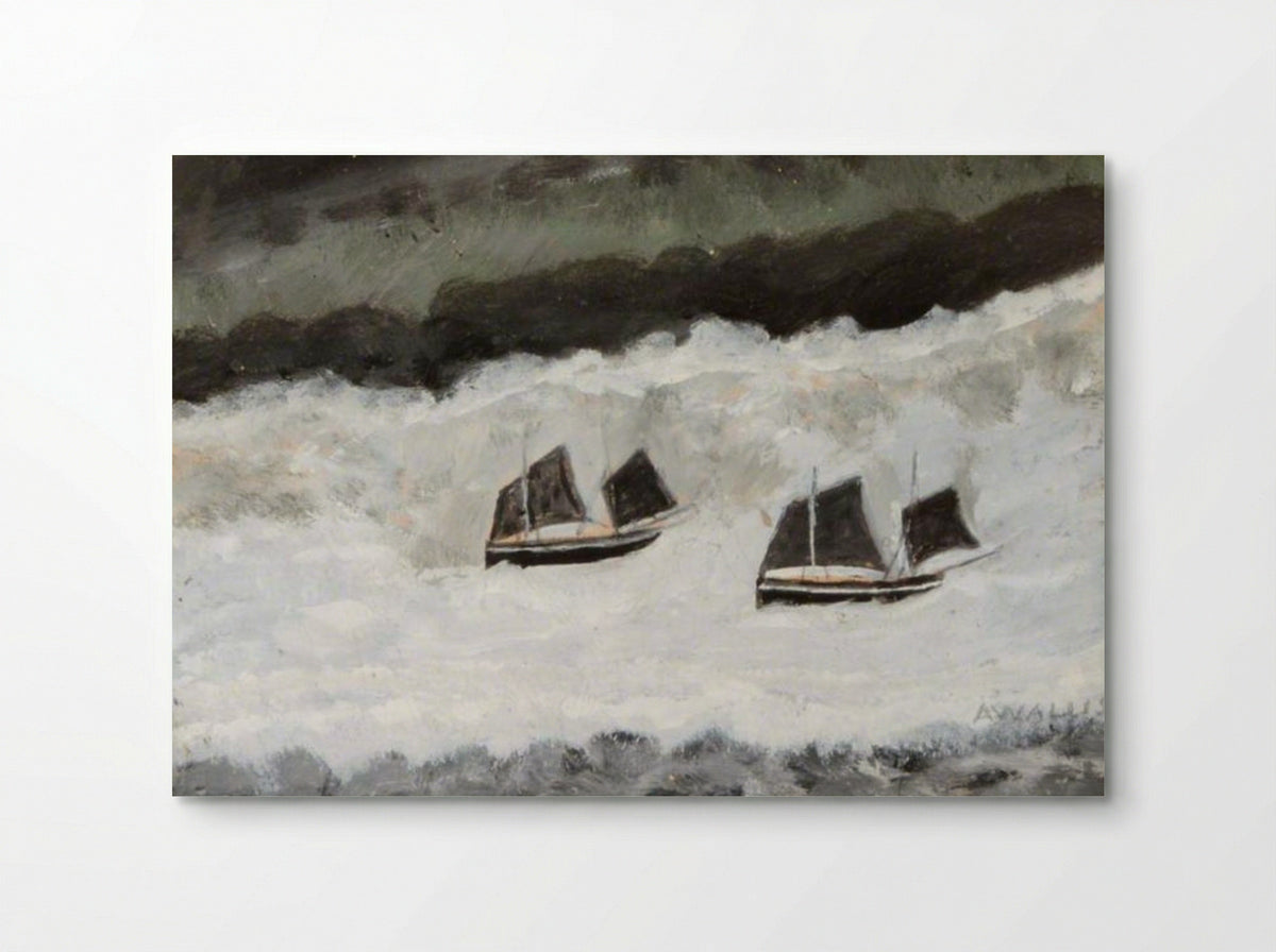 Sailing Boats - Alfred Wallis - Poster