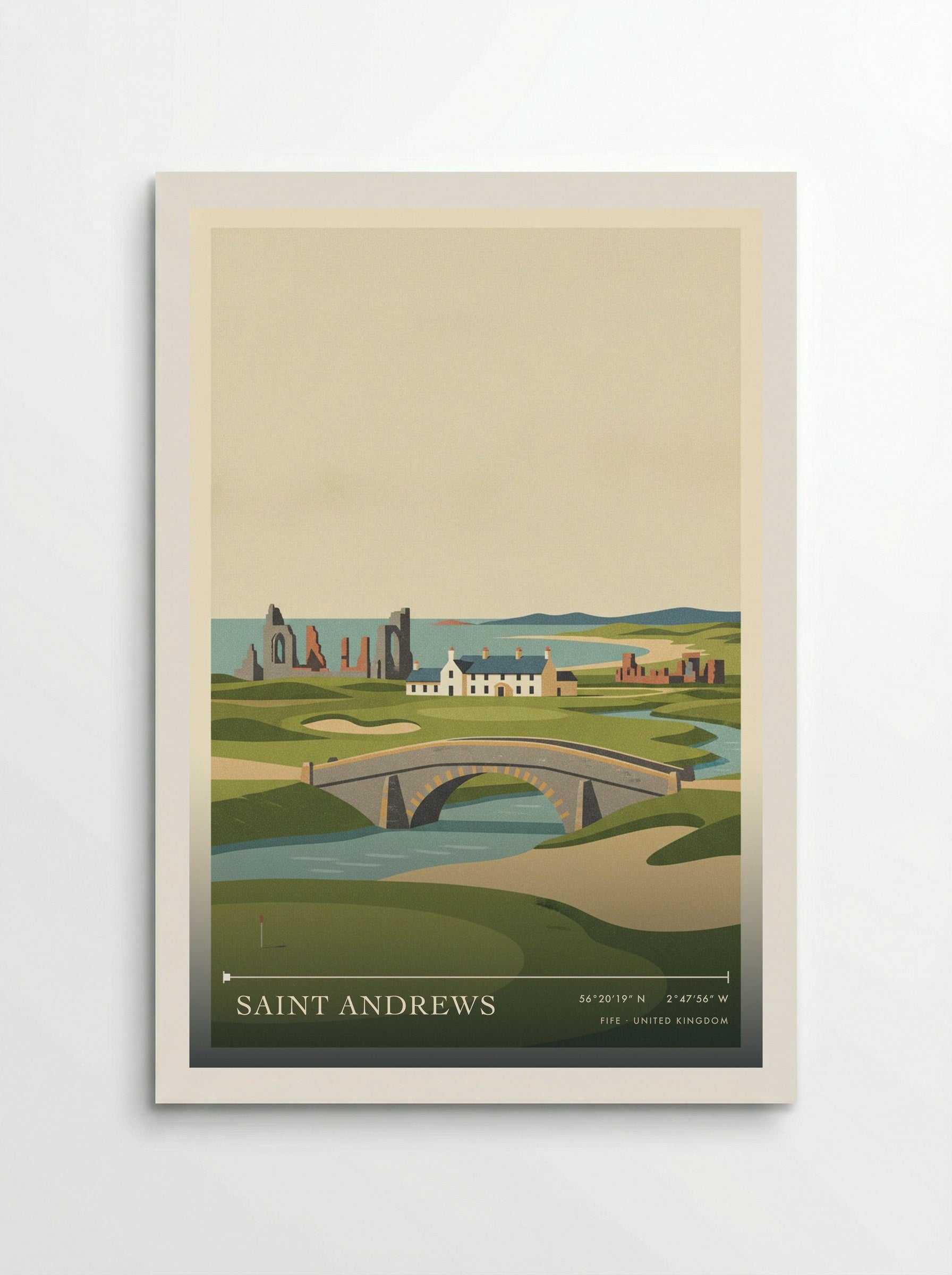 Saint Andrews Fife United Kingdom Travel Poster - Poster