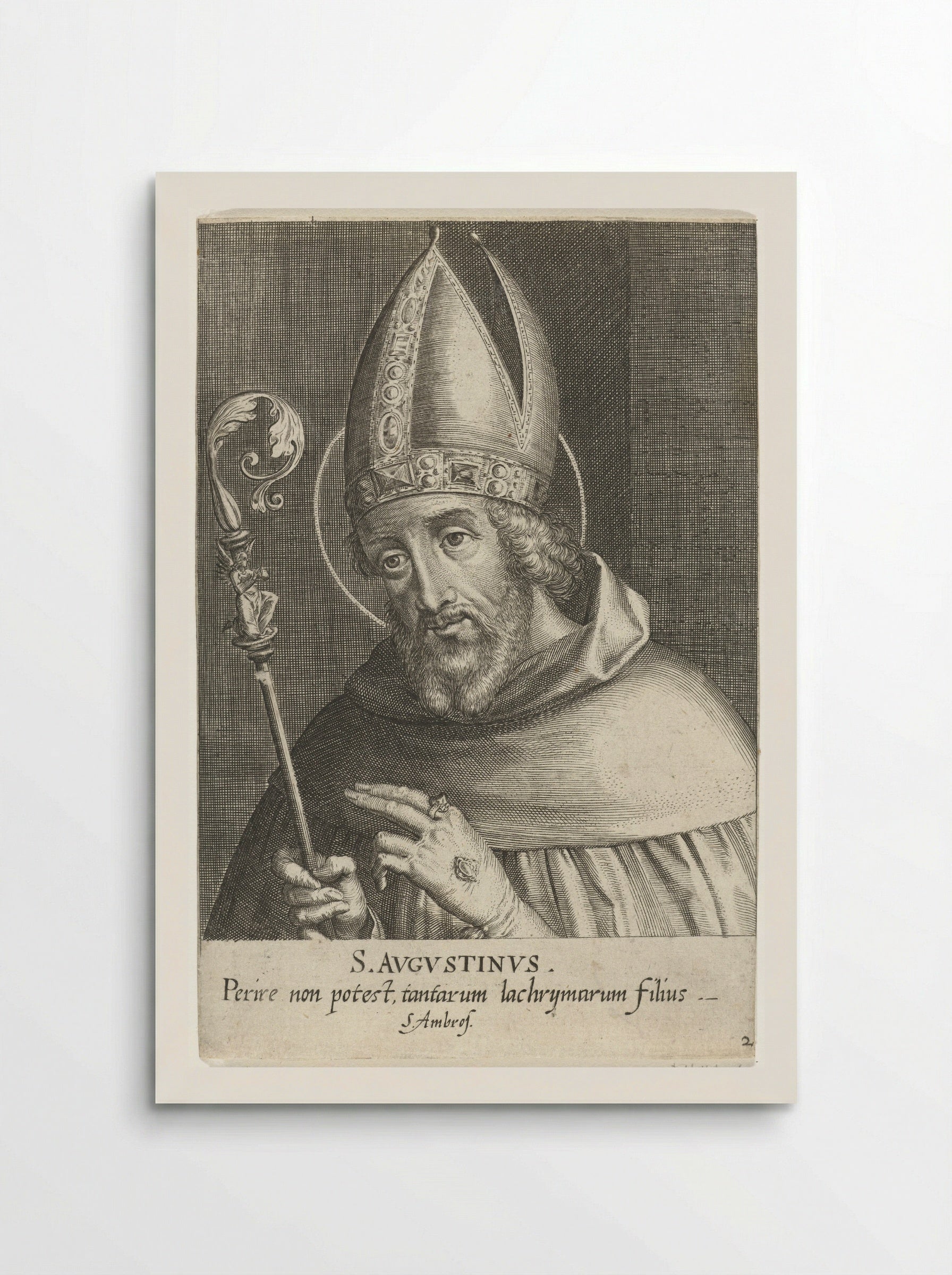 Saint Augustine - Dominicus Custos - Poster