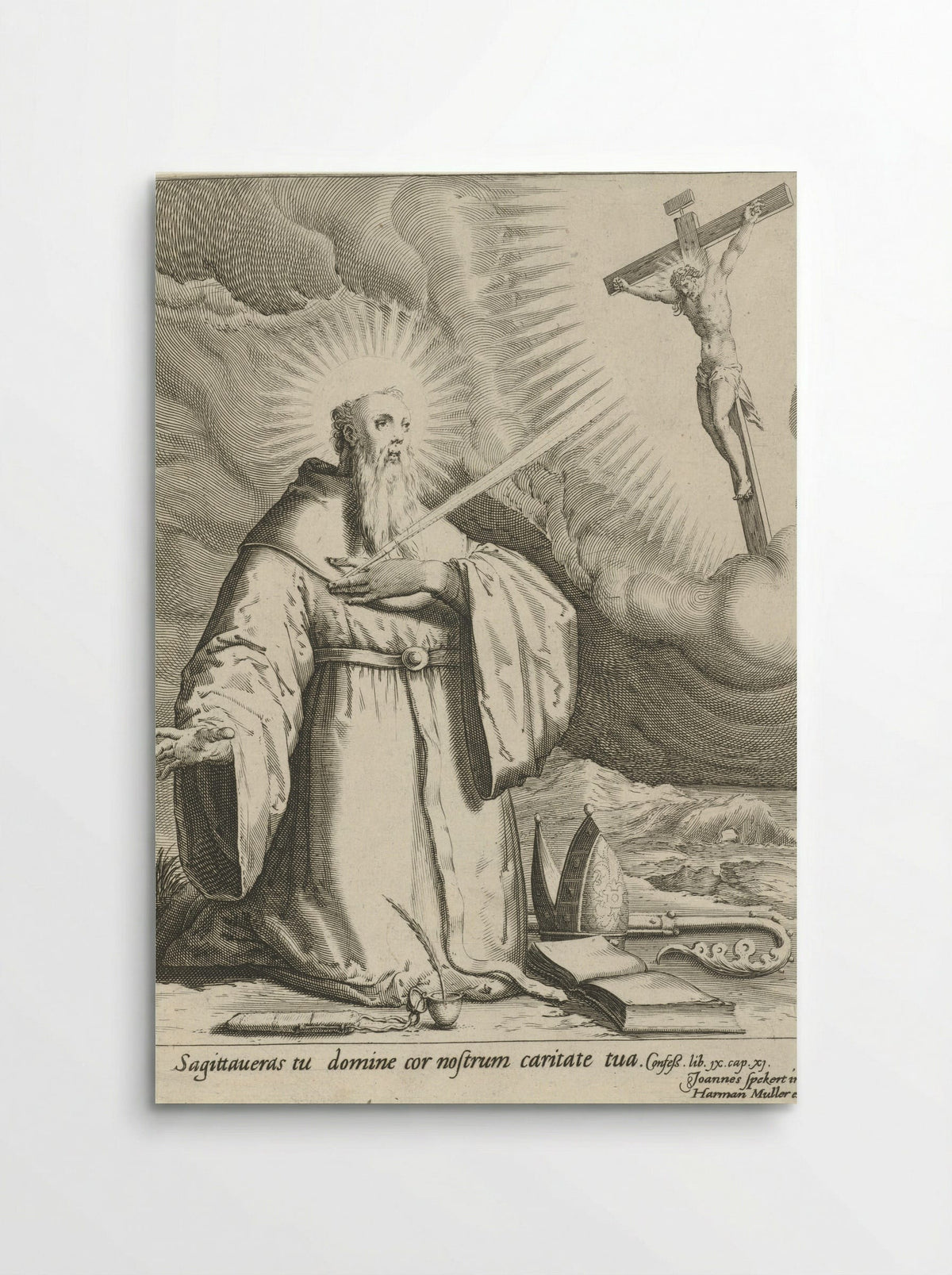 Saint Augustine - Harmen Jansz Muller - Poster