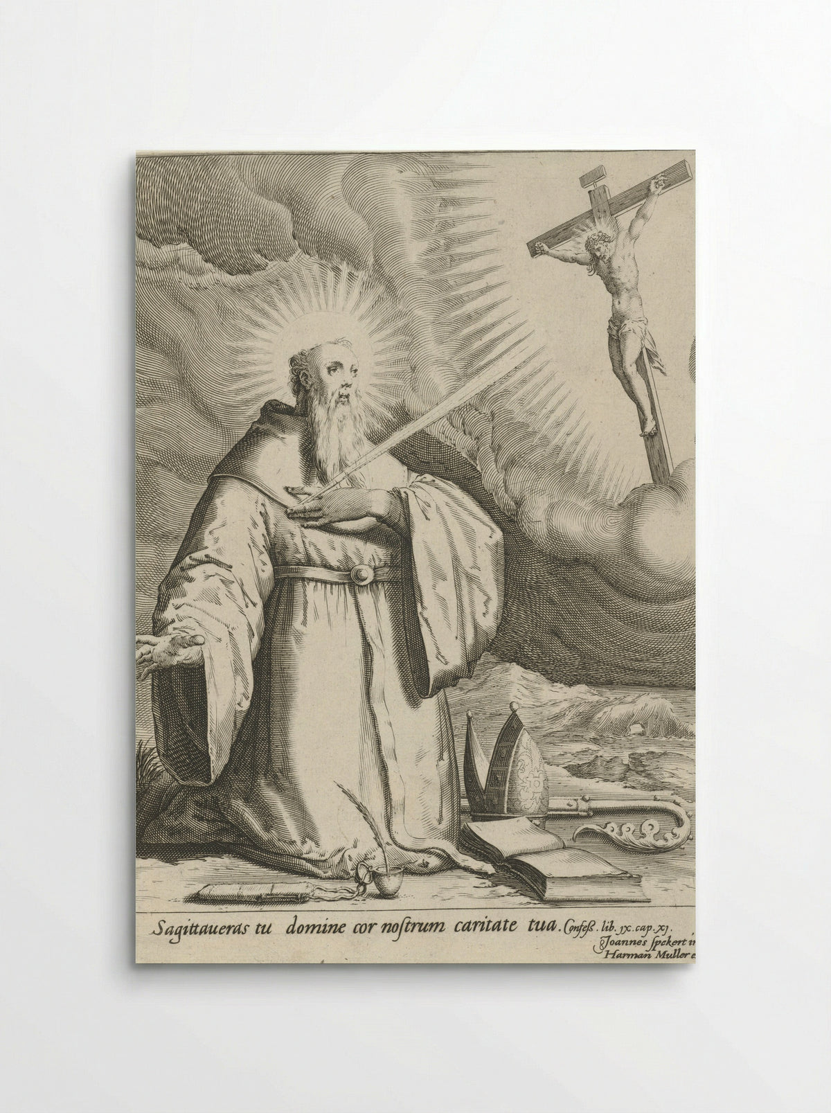 Saint Augustine - Harmen Jansz Muller - Poster