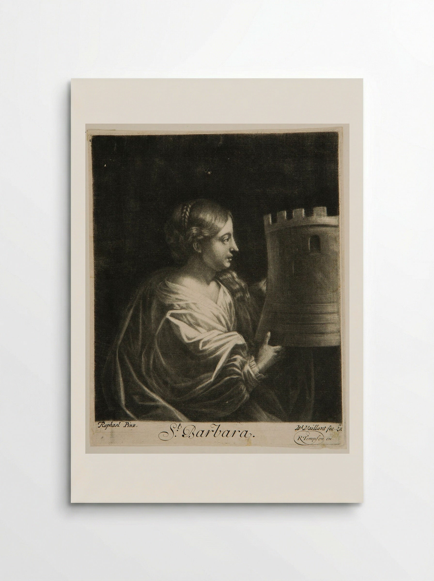 Saint Barbara - Wallerant Vaillant - Poster