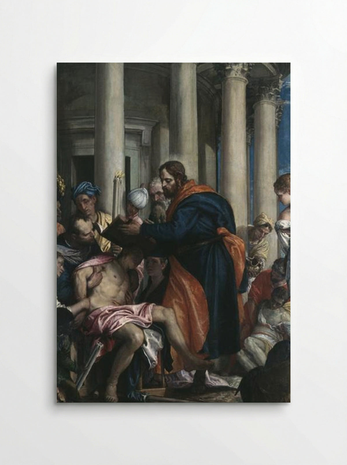 Saint Barnabas Healing the Sick - Paolo Veronese - Poster