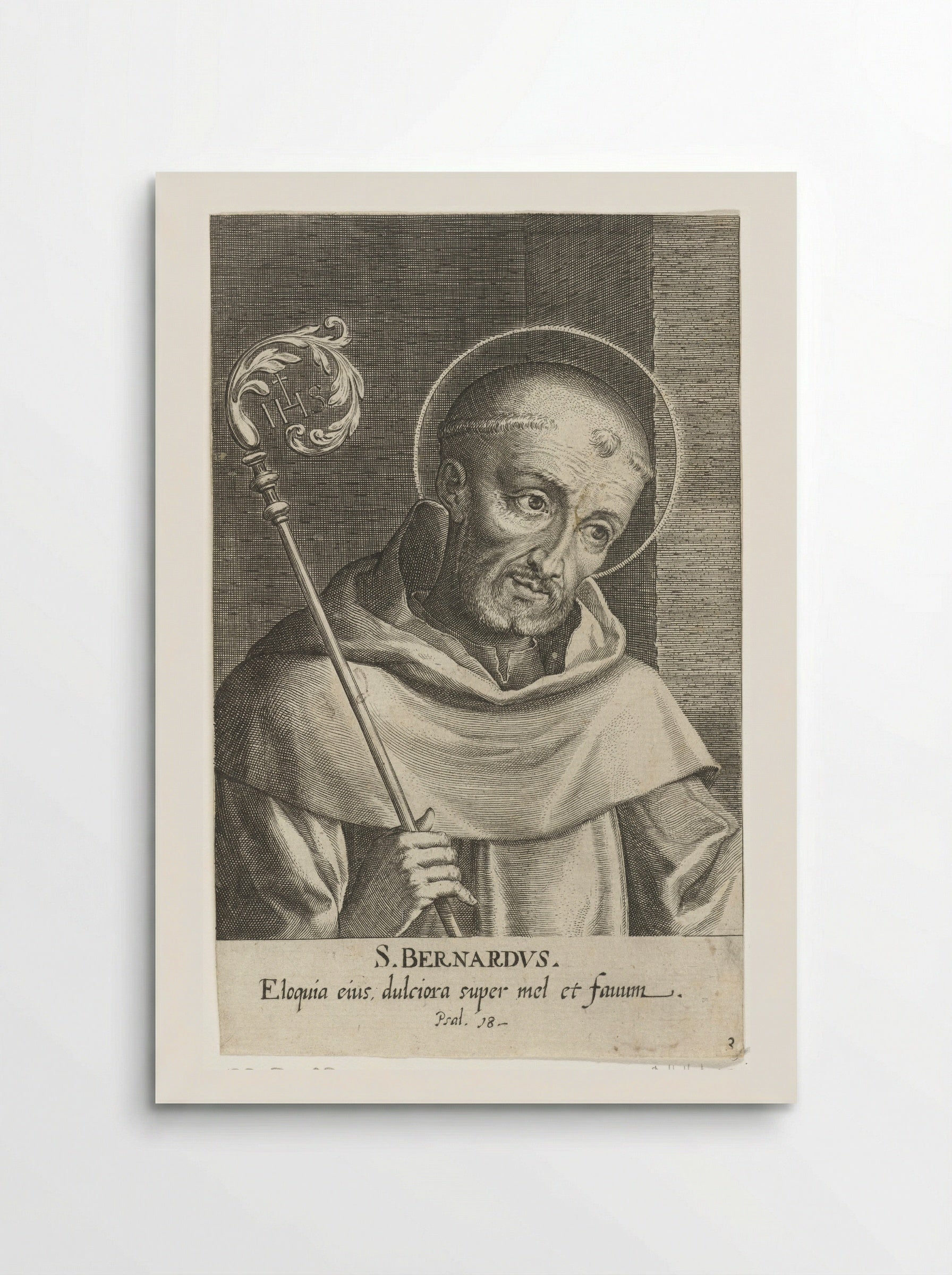 Saint Bernard of Clairvaux - Dominicus Custos - Poster