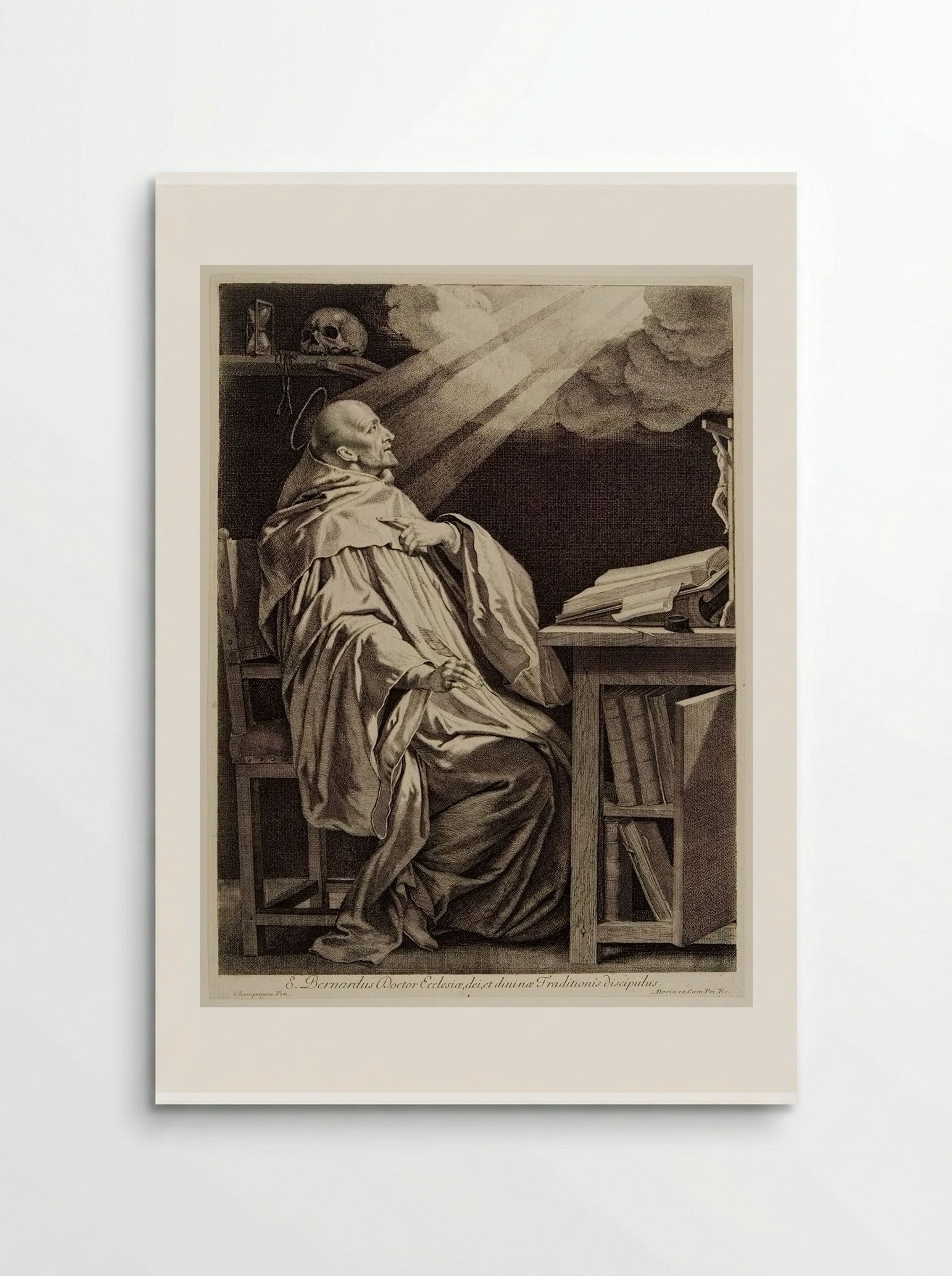 Saint Bernard of Clairvaux - Jean Morin - Poster