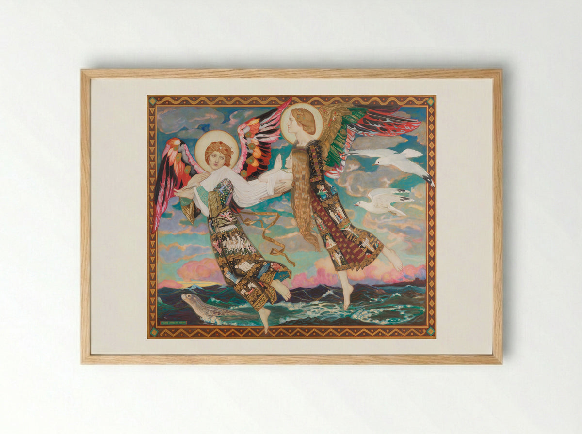 Saint Bride - John Duncan - Framed Print Wood