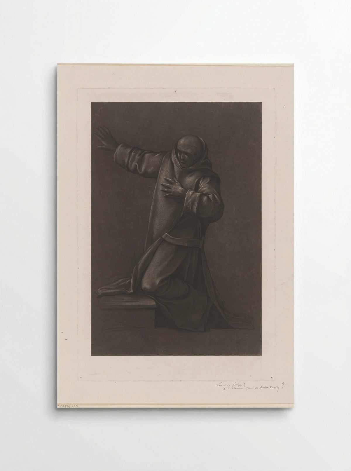 Saint Bruno in Prayer - Edouard Gautier d'Agoty - Poster