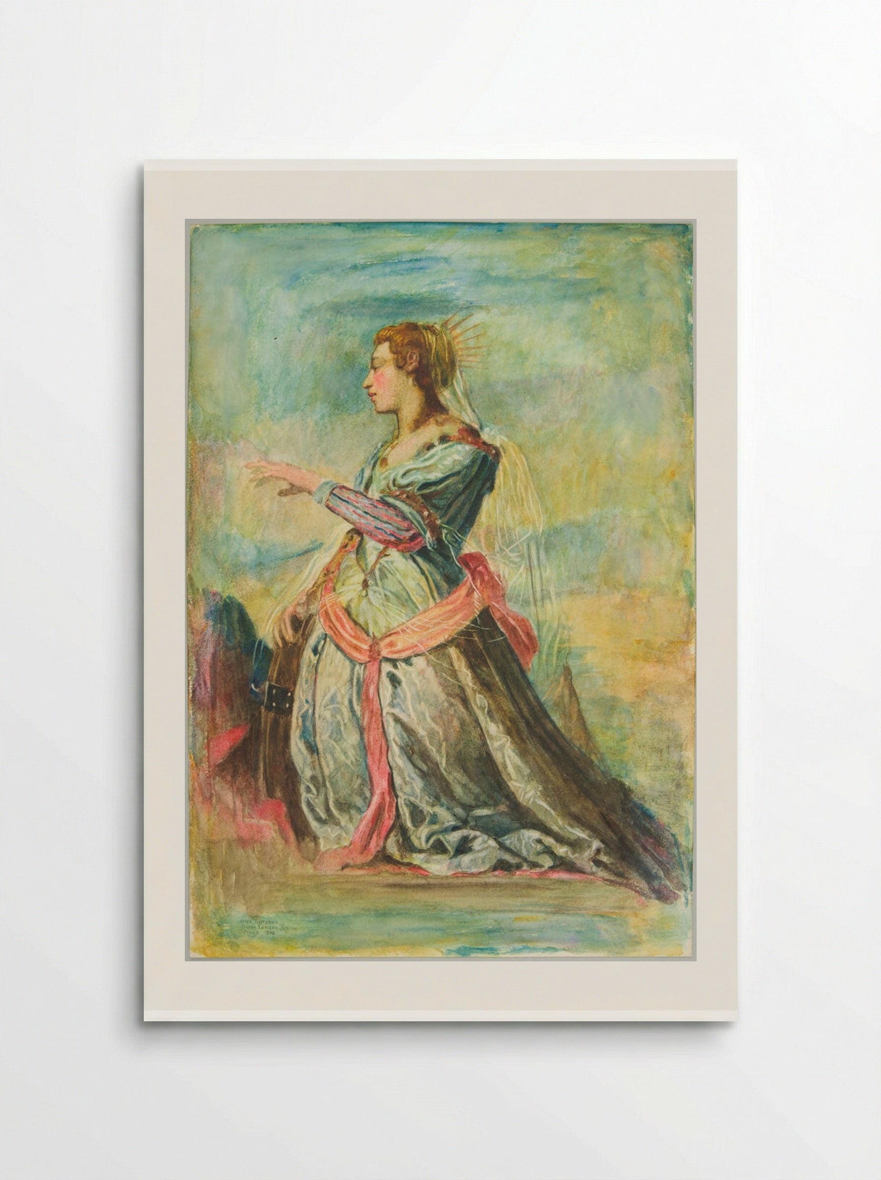Saint Catharine, after Tintoretto - Joseph Lindon Smith - Poster