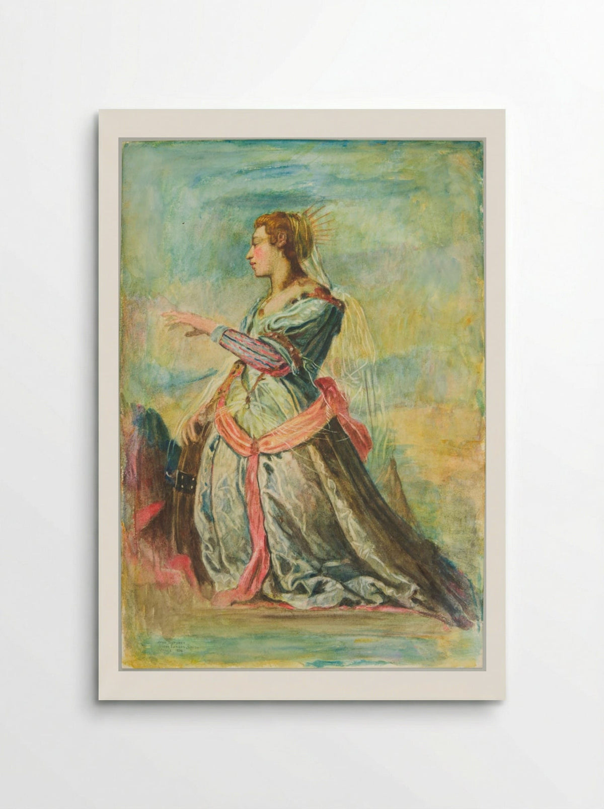 Saint Catharine, after Tintoretto - Joseph Lindon Smith - Poster