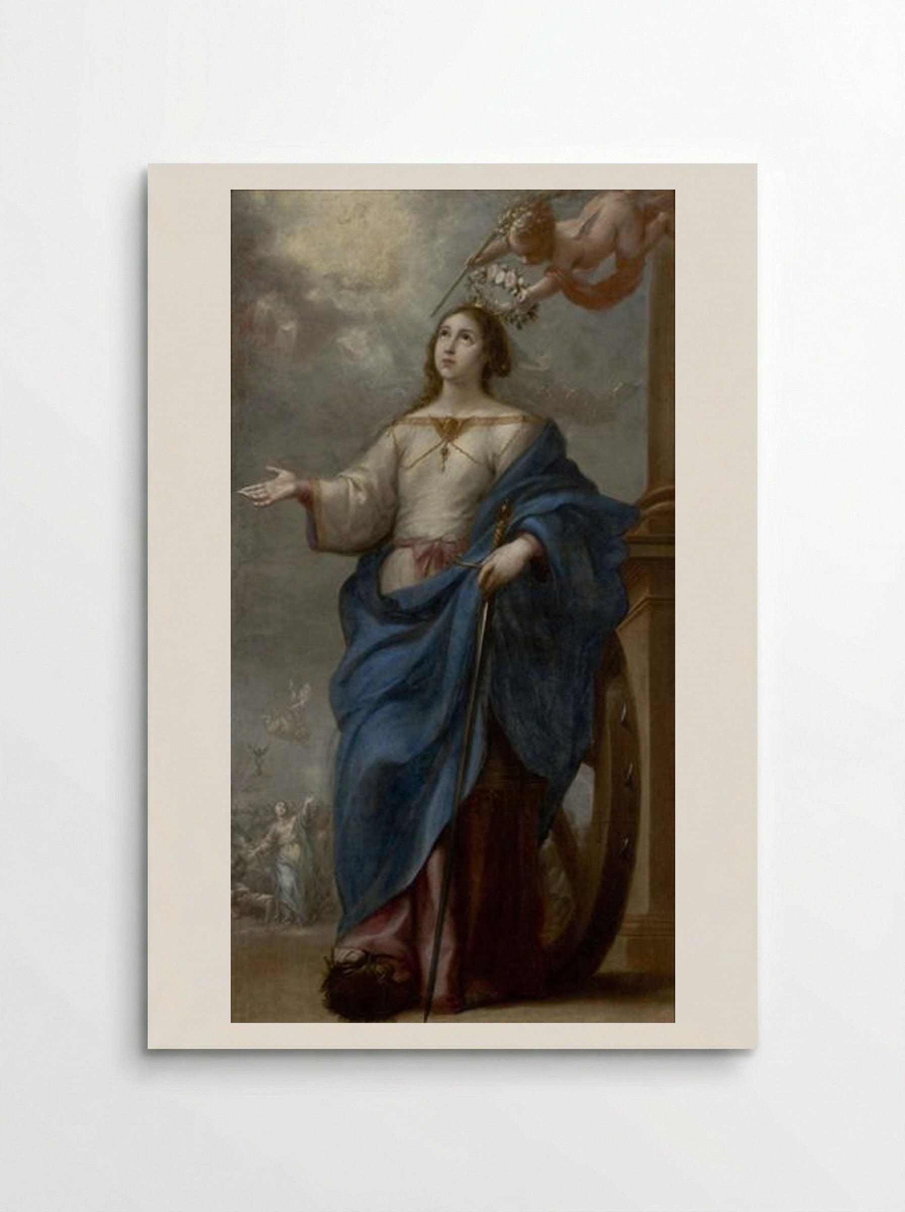 Saint Catherine of Alexandria - Bartolomé Esteban Murillo - Poster
