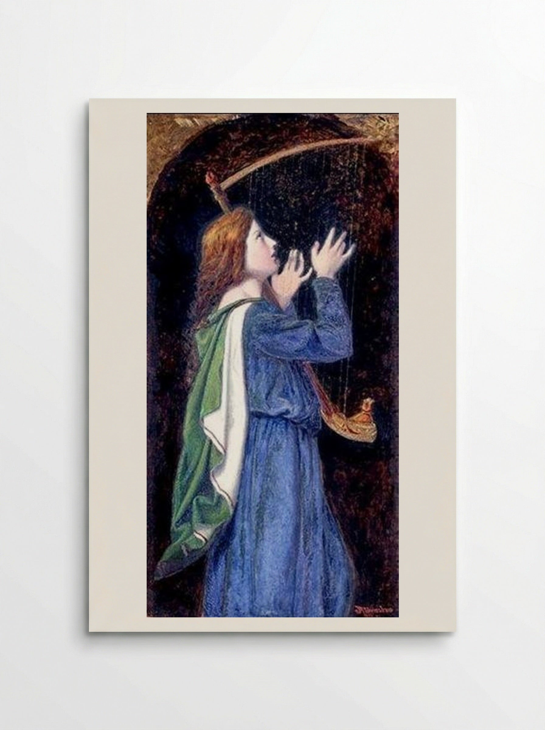 Saint Cecilia - John Atkinson Grimshaw - Poster