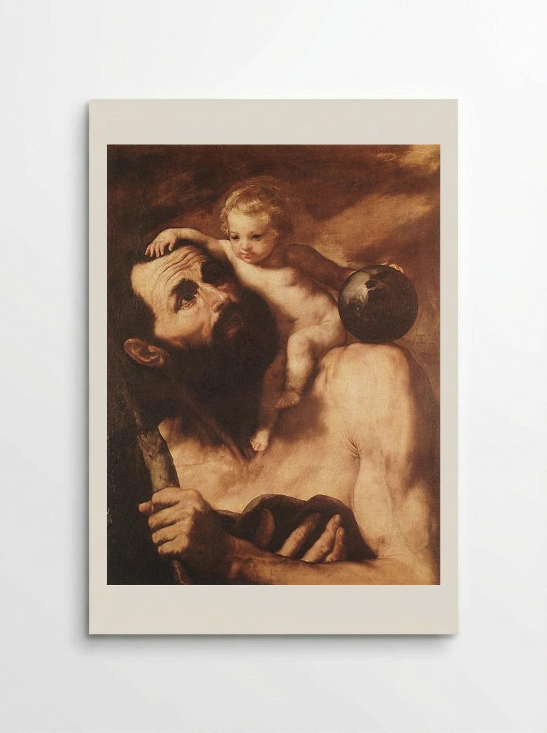 Saint Christopher - Jusepe de Ribera - Poster