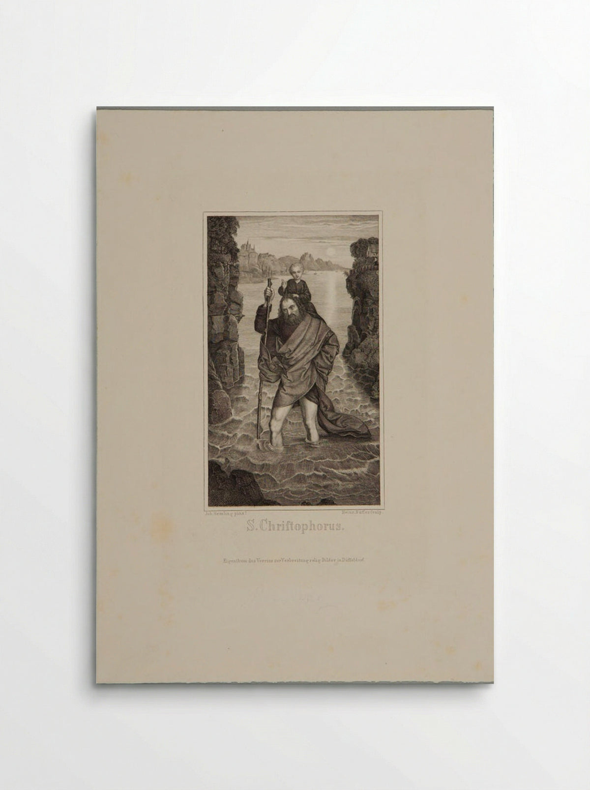 Saint Christopher - Heinrich Nüsser - Poster