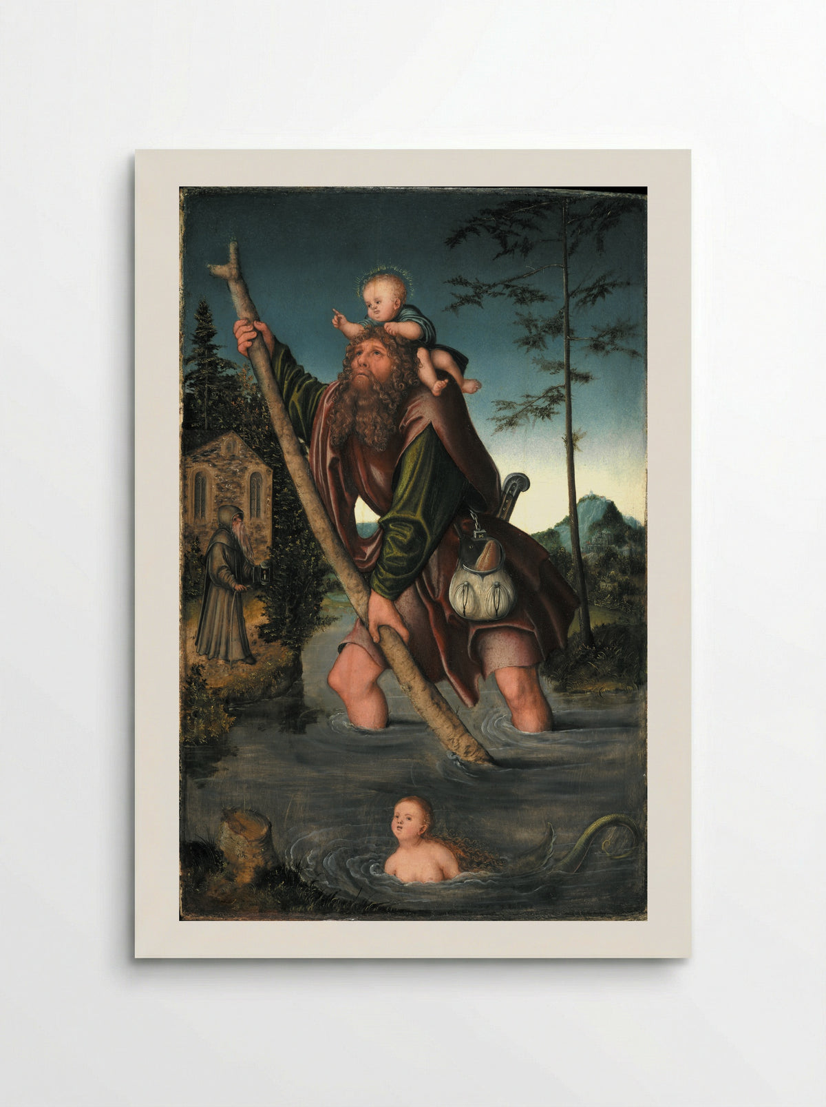 Saint Christopher - Lucas Cranach the Elder - Poster