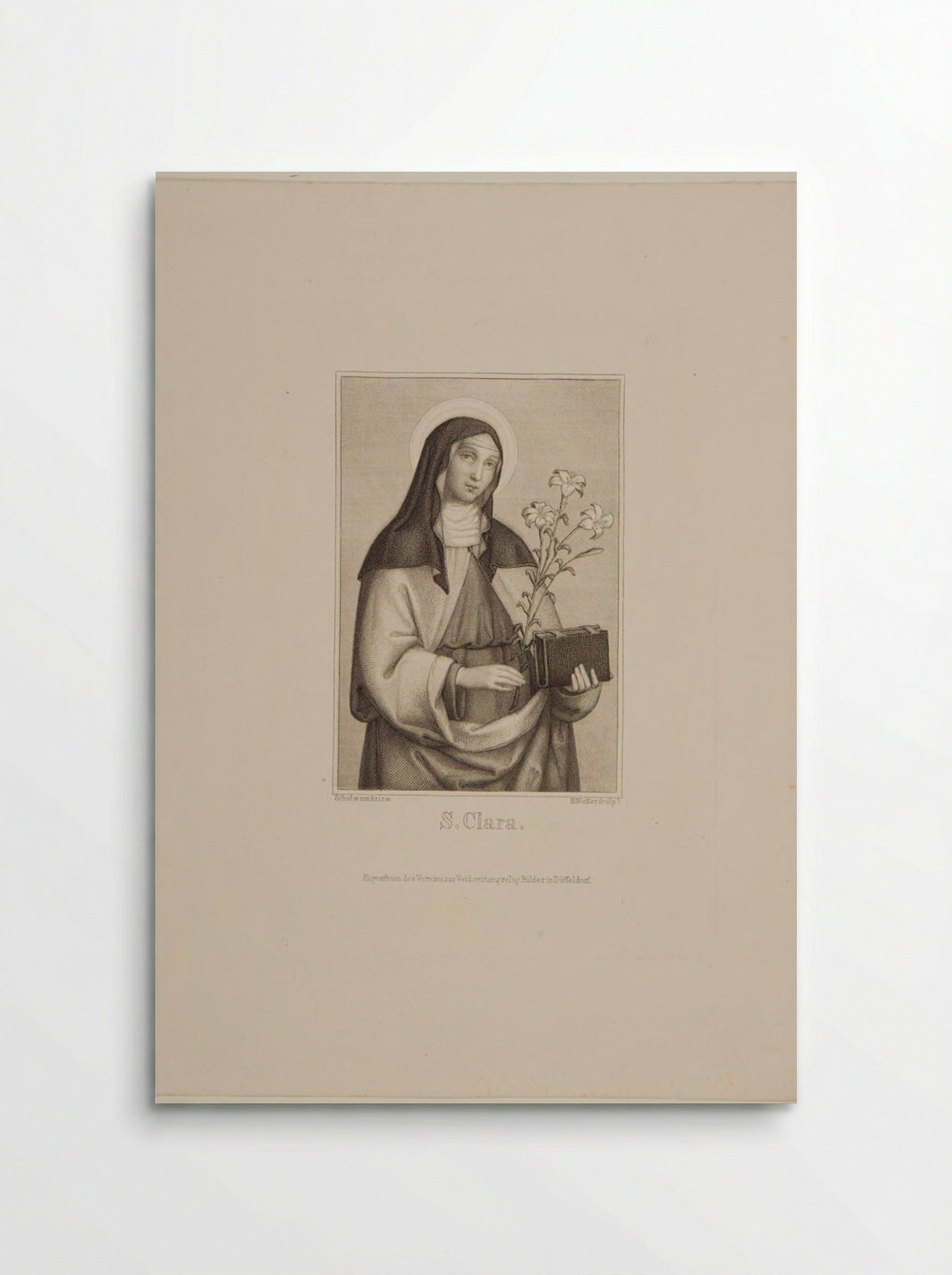 Saint Clara - Heinrich Nüsser - Poster
