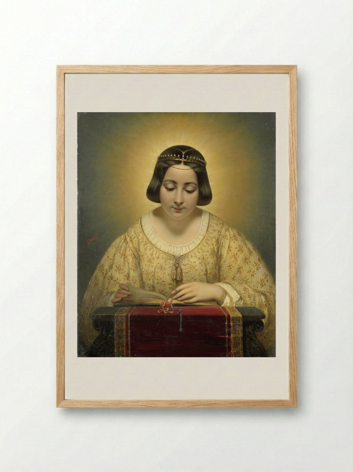 Saint Clare - Joseph-Désiré Court - Framed Print Wood