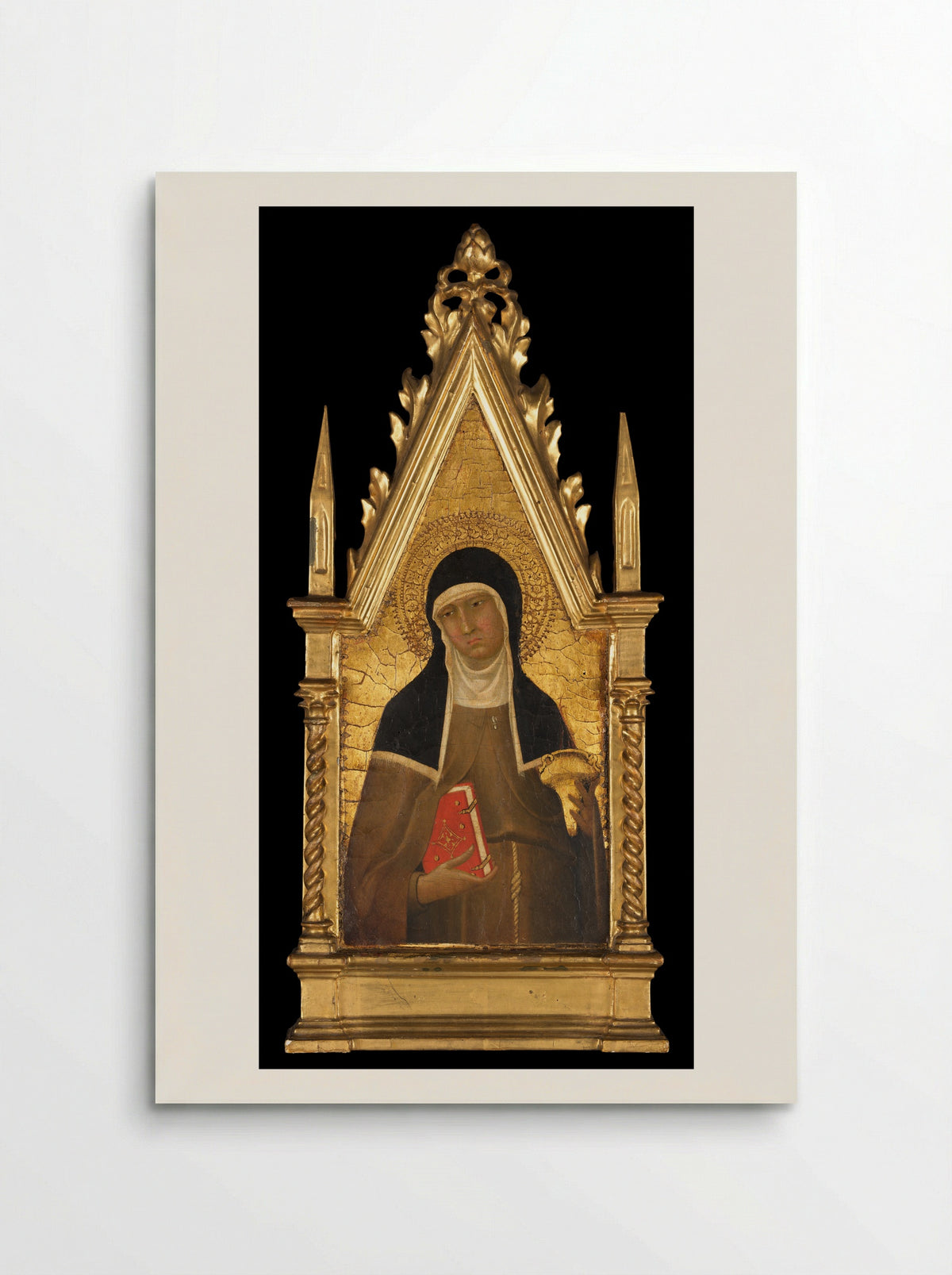 Saint Clare - Lippo Memmi - Poster