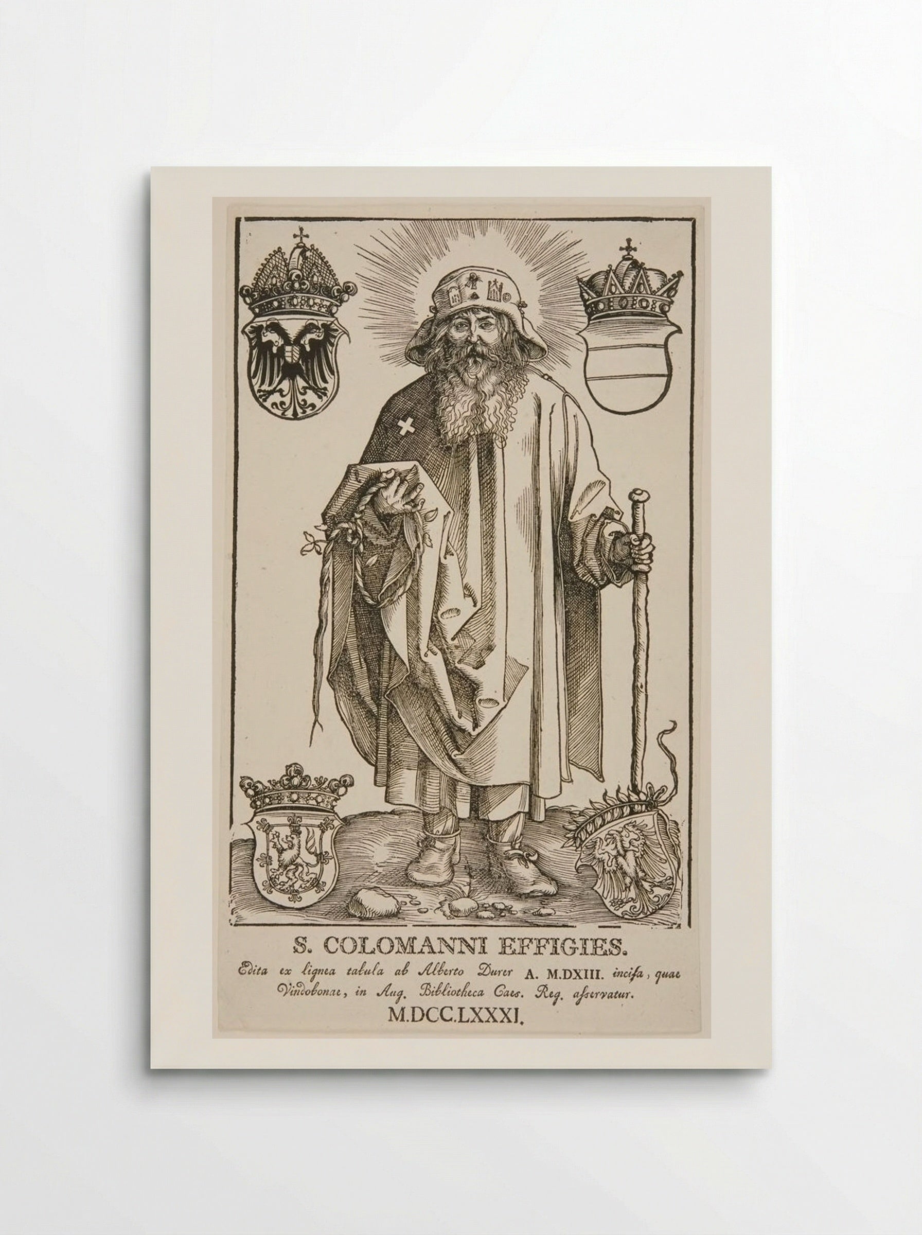Saint Coloman as a Pilgrim - Albrecht Dürer - Poster