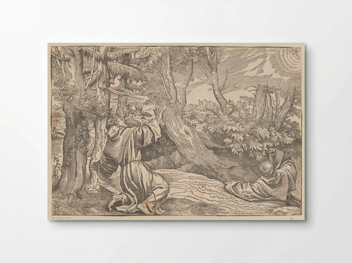 Saint Francis Receiving the Stigmata - Titian - Poster