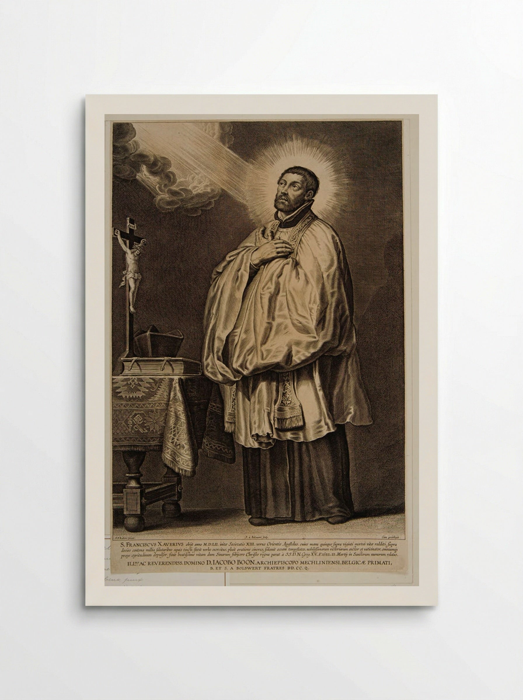Saint Francis Xavier - Schelte Adamsz. Bolswert - Poster