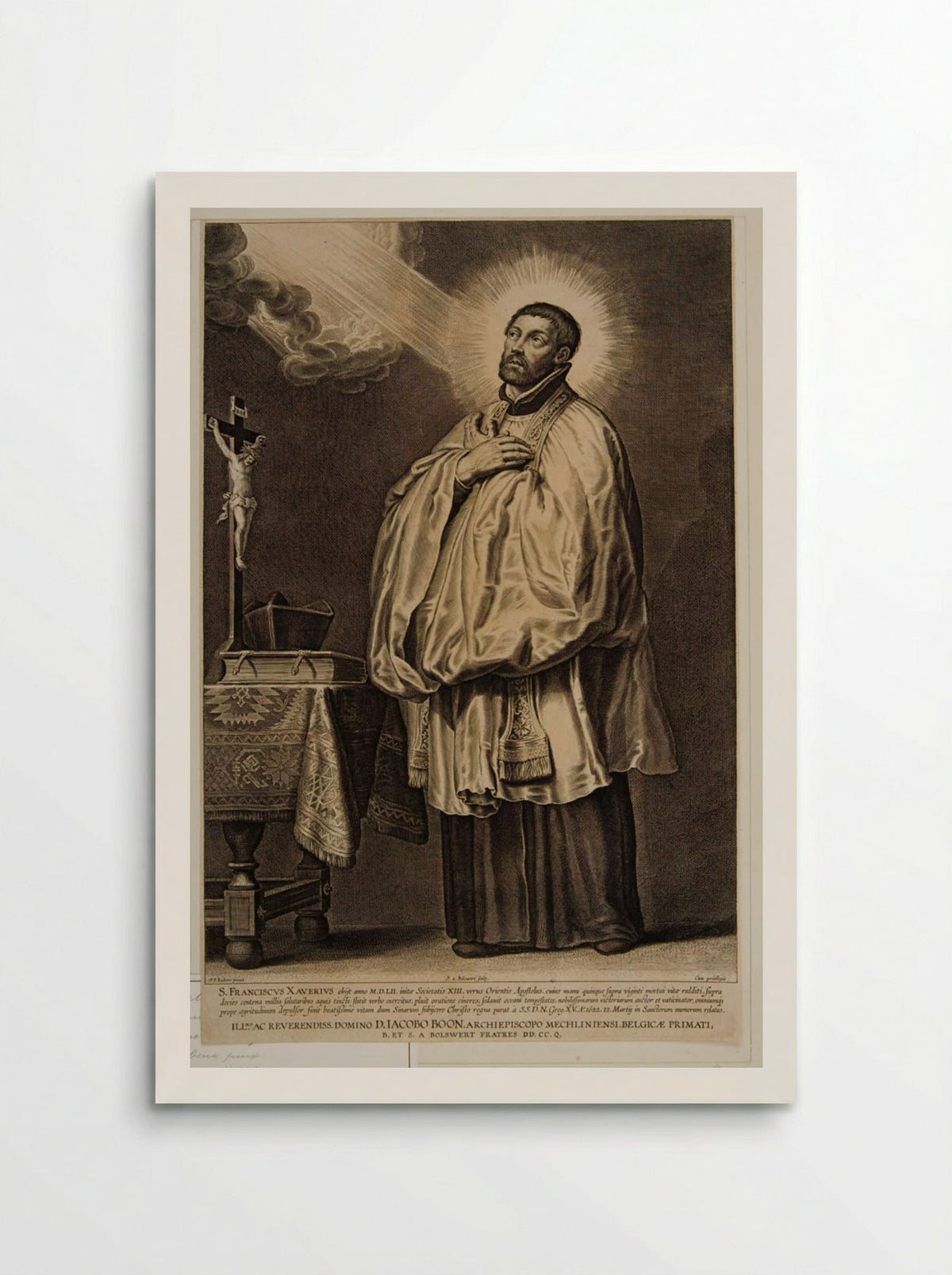 Saint Francis Xavier - Schelte Adamsz. Bolswert - Poster