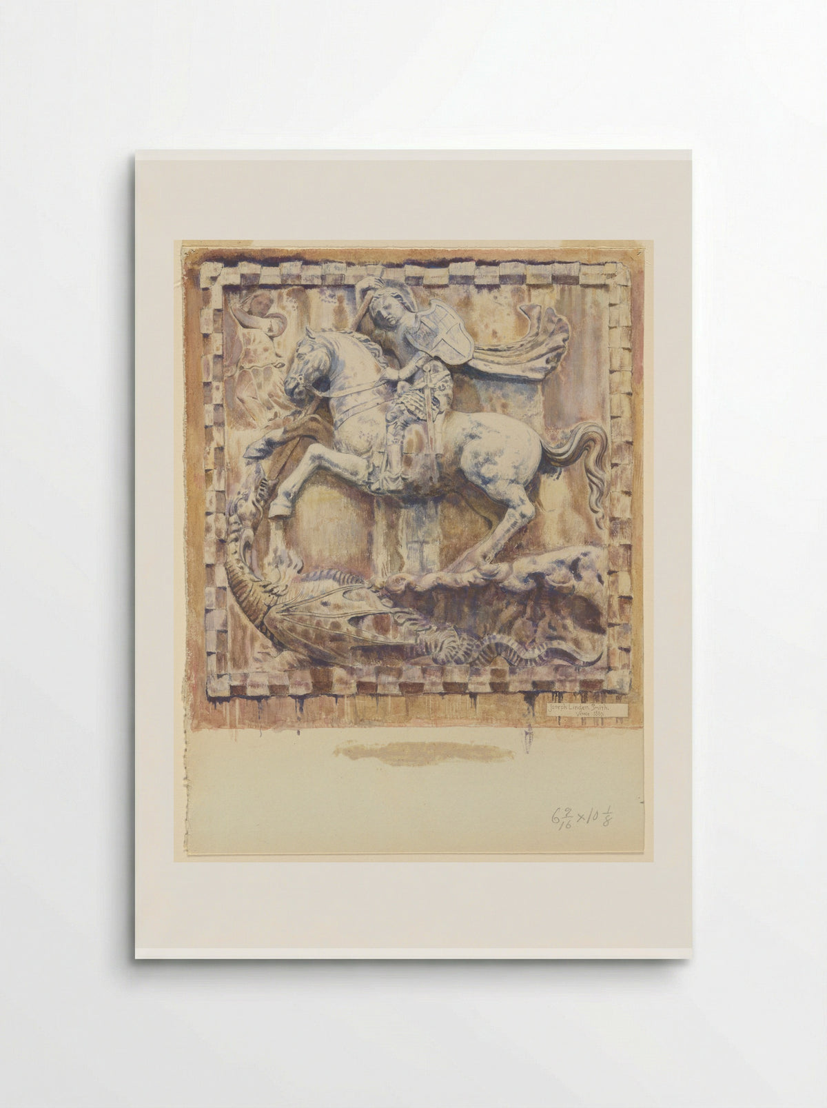 Saint George and the Dragon - Joseph Lindon Smith - Poster