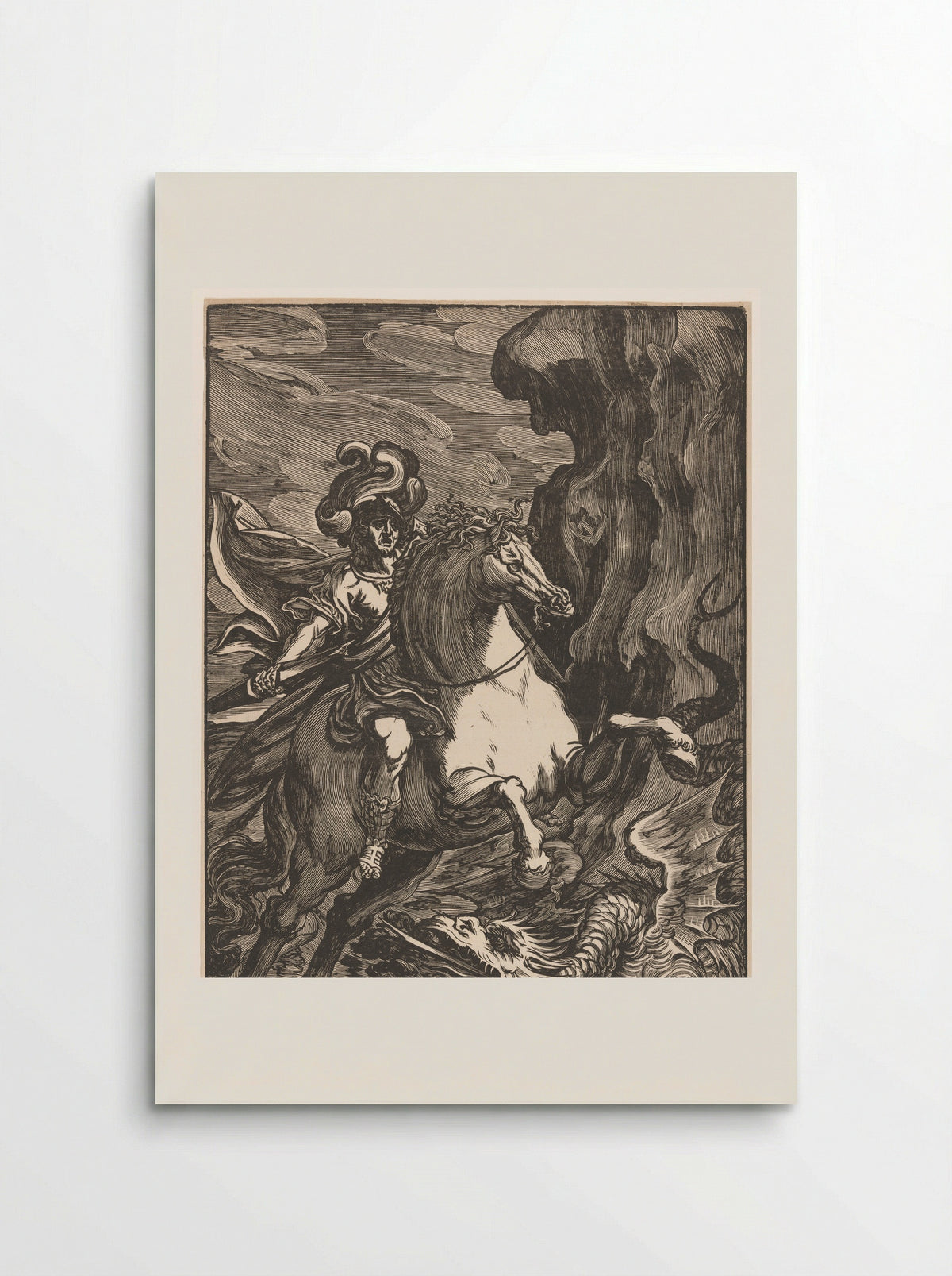 Saint George and the Dragon - Giuseppe Scolari - Poster