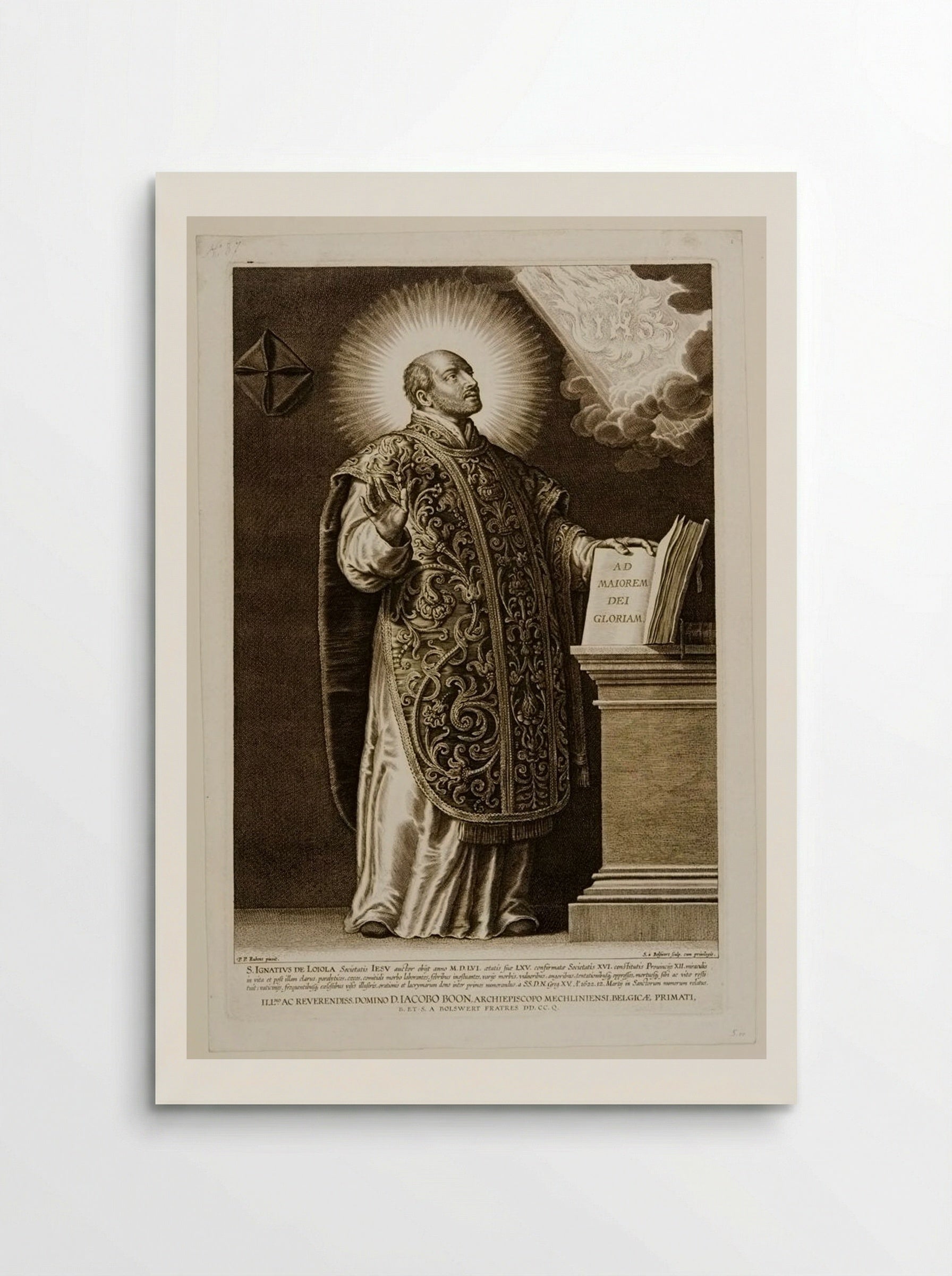 Saint Ignatius Loyola - Schelte Adamsz. Bolswert - Poster