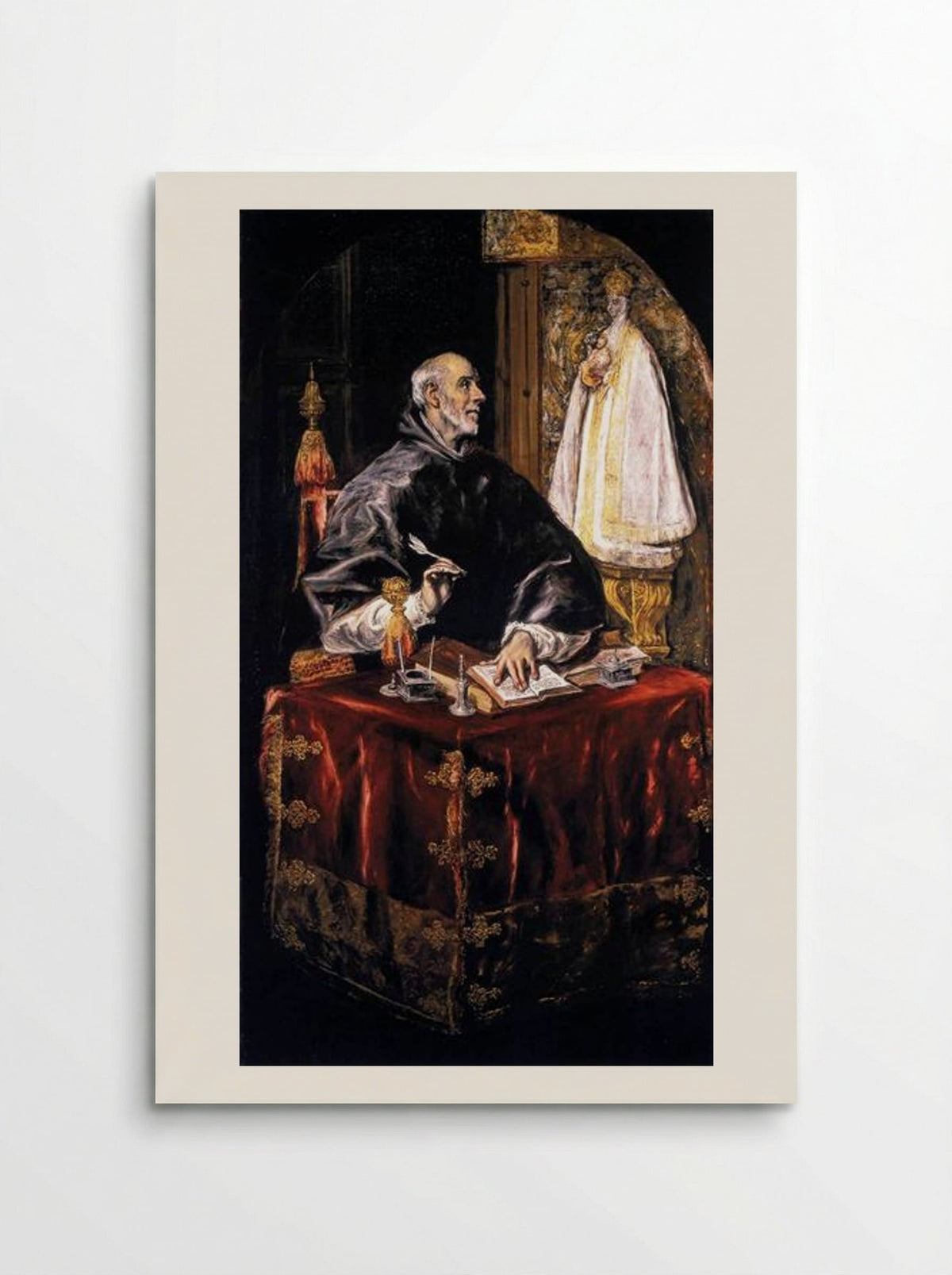 Saint Ildefonsus - El Greco - Poster