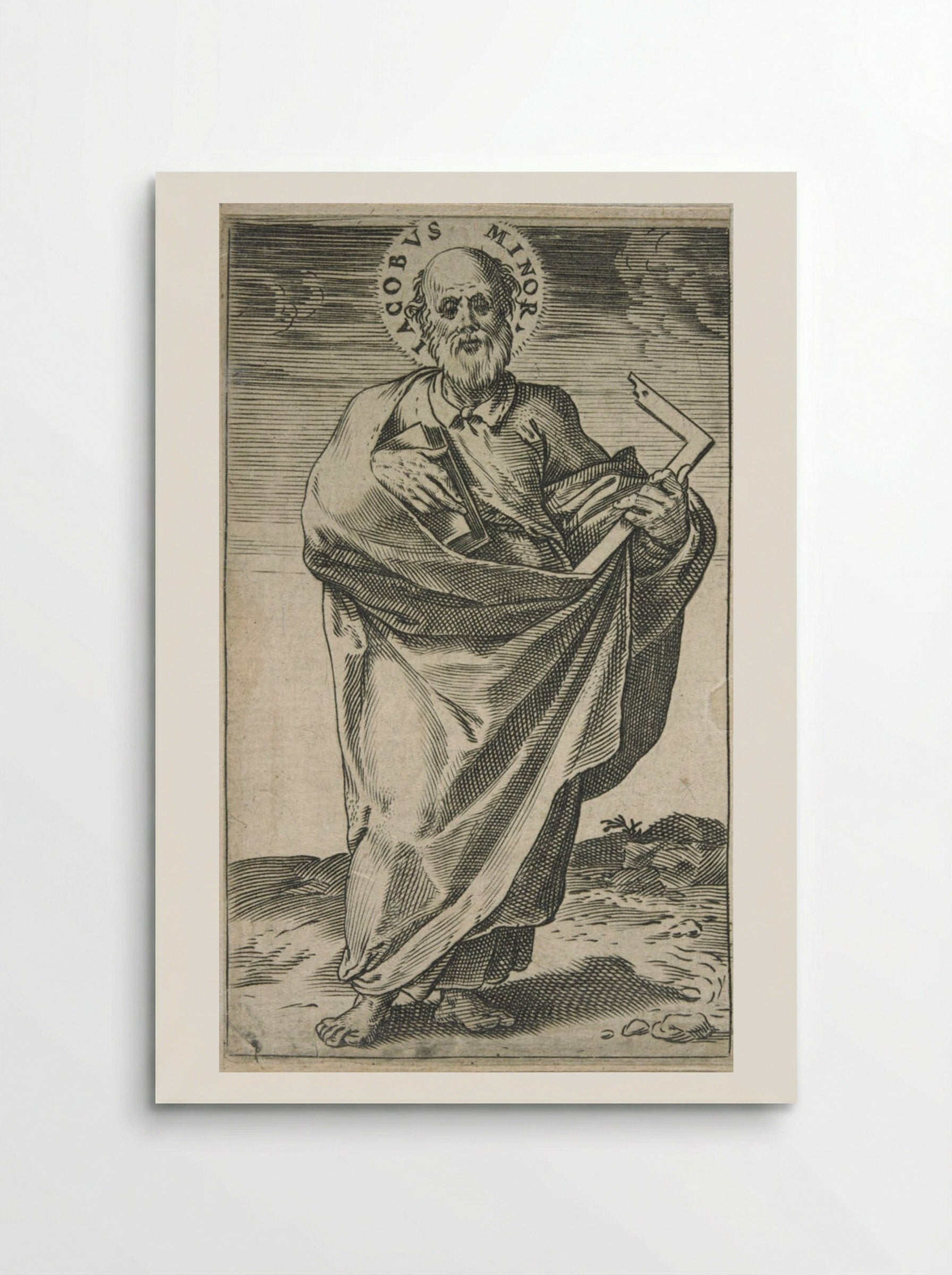 Saint James Minor - Agostino Carracci - Poster