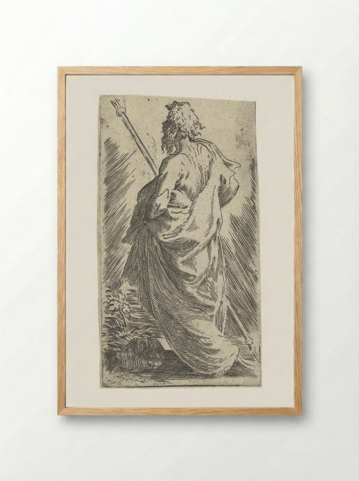 Saint James the Greater - Parmigianino - Framed Print Wood