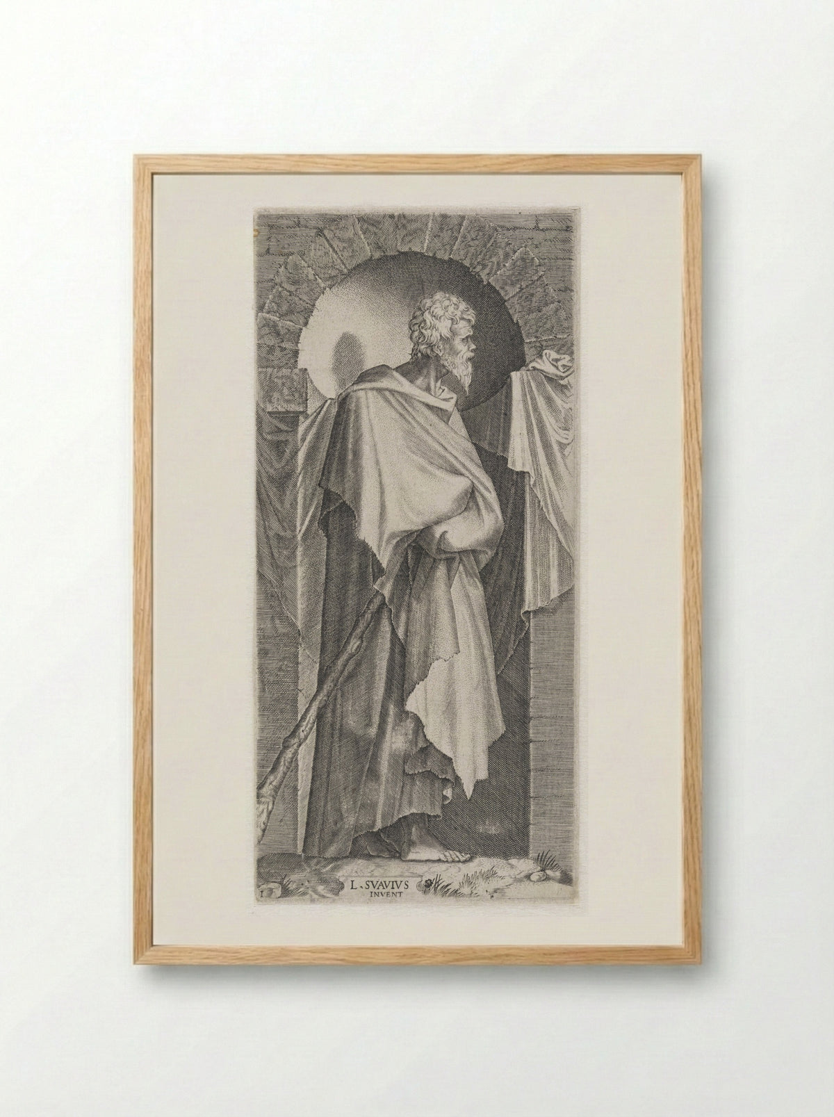 Saint James the Less - Lambertus Suavius - Framed Print Wood