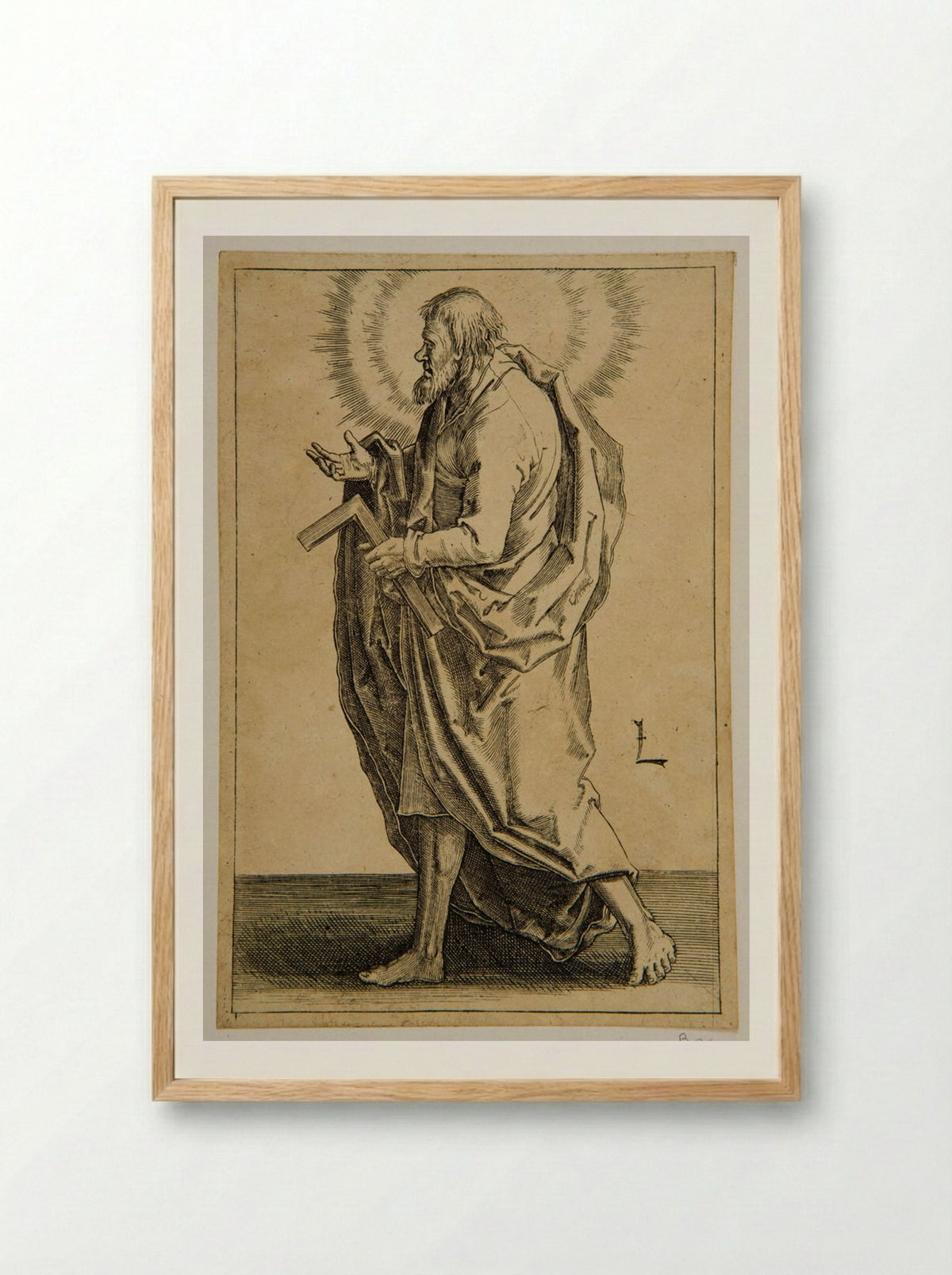 Saint James the Younger - Lucas van Leyden - Framed Print Wood