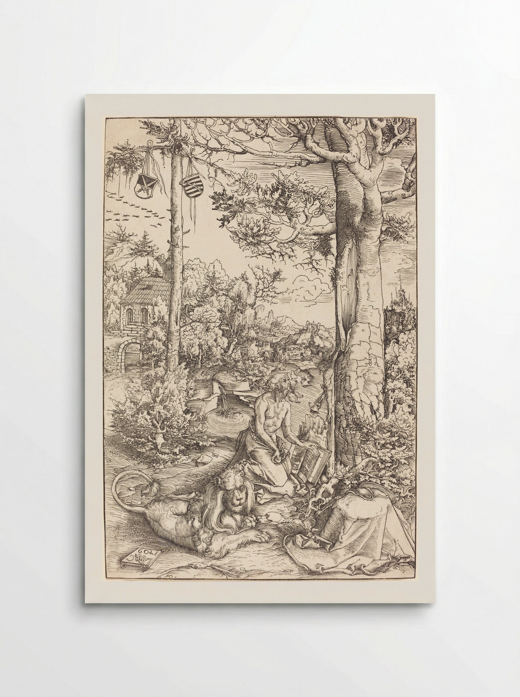 Saint Jerome in Penitence - Lucas Cranach the Elder - Poster