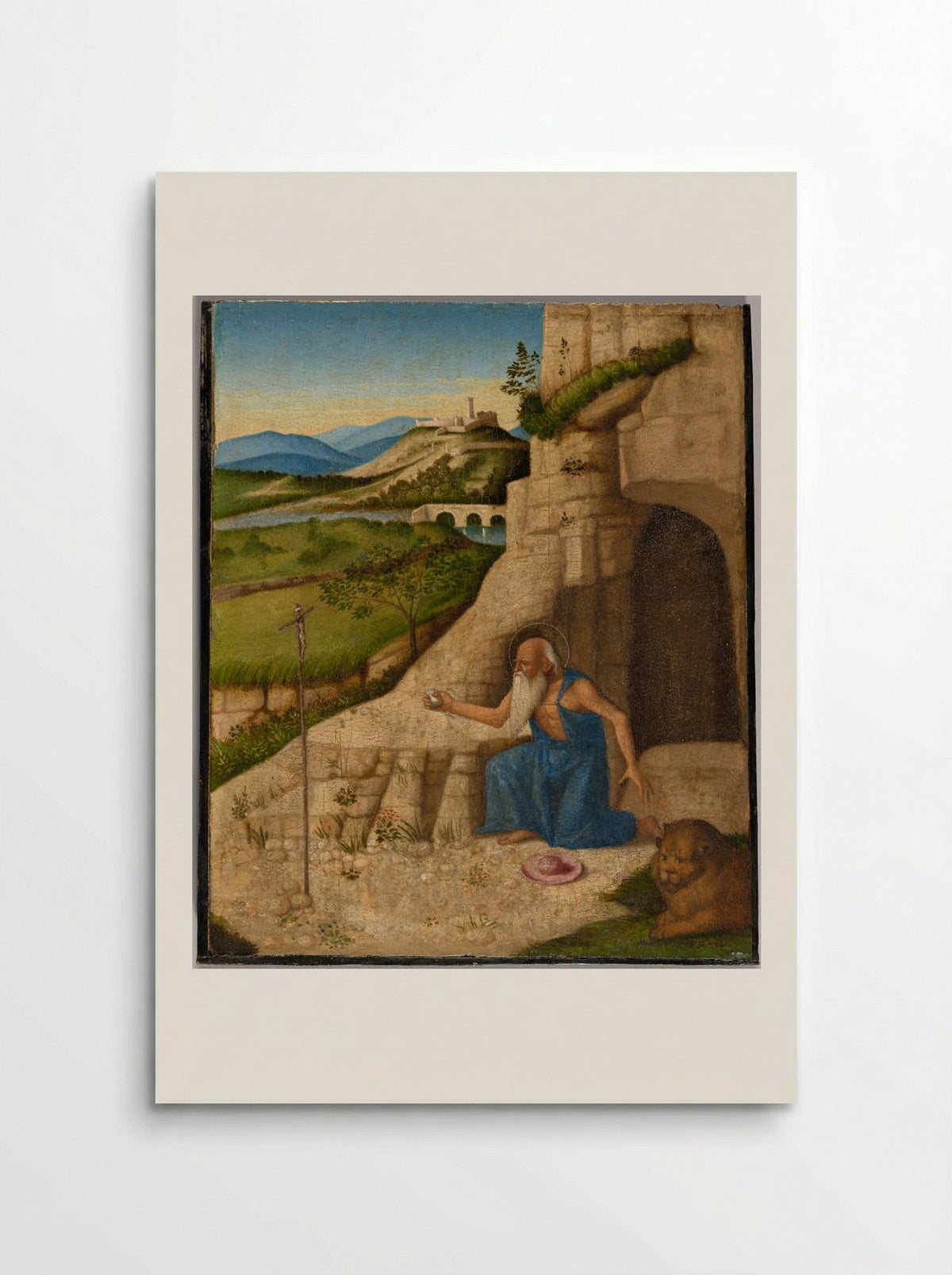 Saint Jerome in a Landscape - Vincenzo di Biagio Catena - Poster