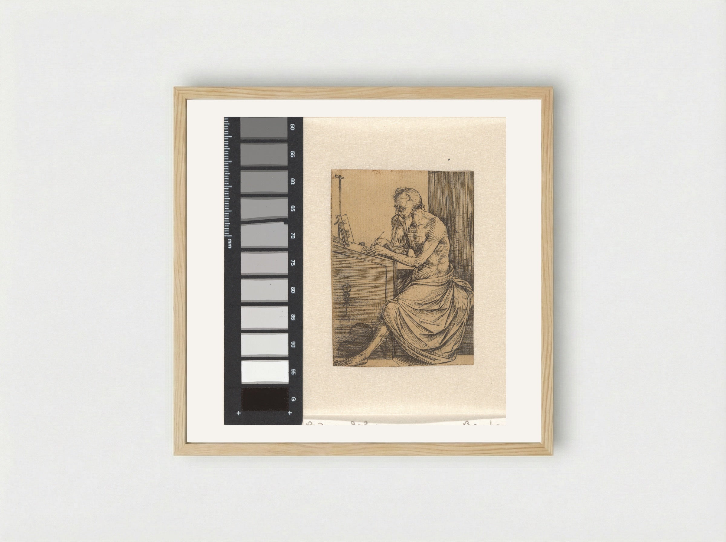 Saint Jerome in his Study - Jacopo de' Barbari - Framed Print Wood