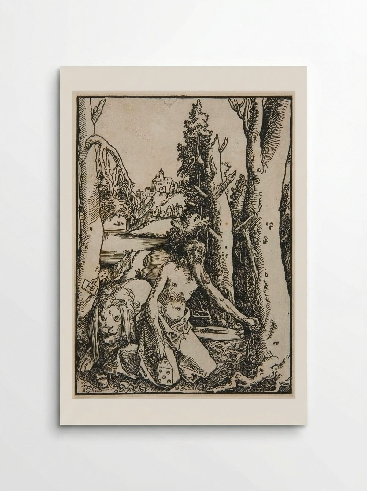 Saint Jerome in the Desert - Hans Baldung Grien - Poster