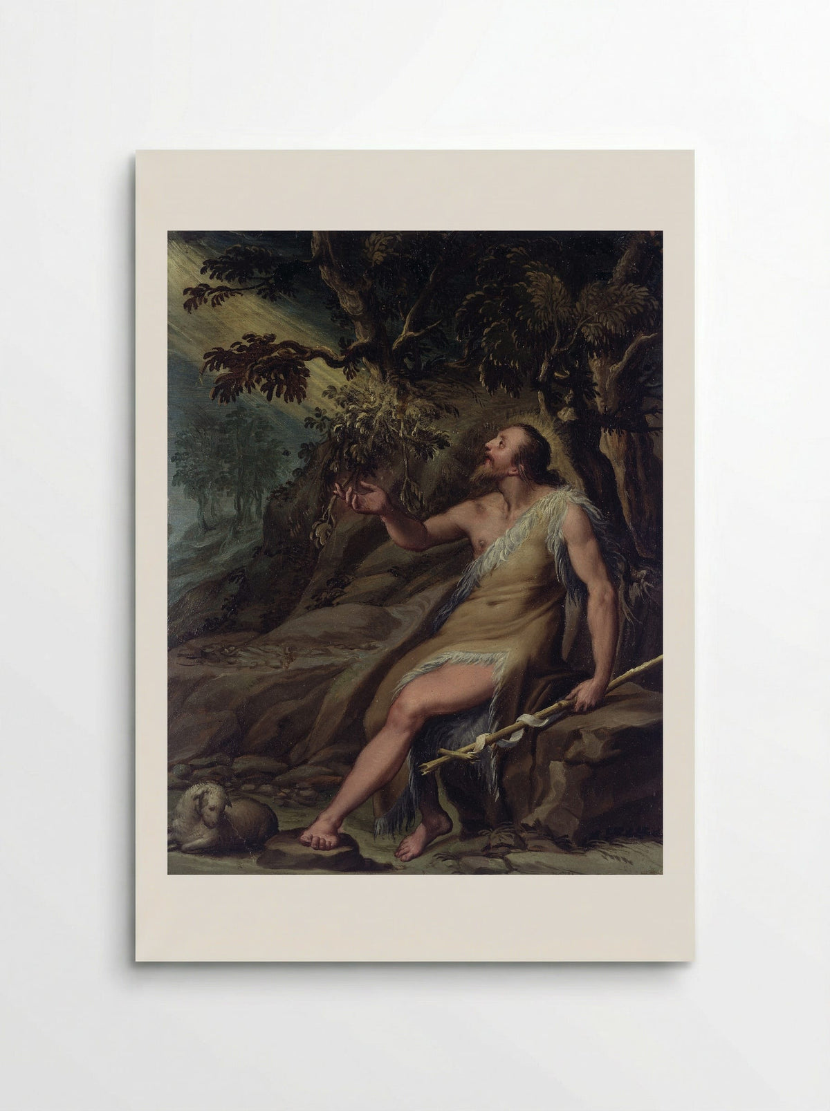Saint Jerome in the Wilderness - Denys Calvaert - Poster
