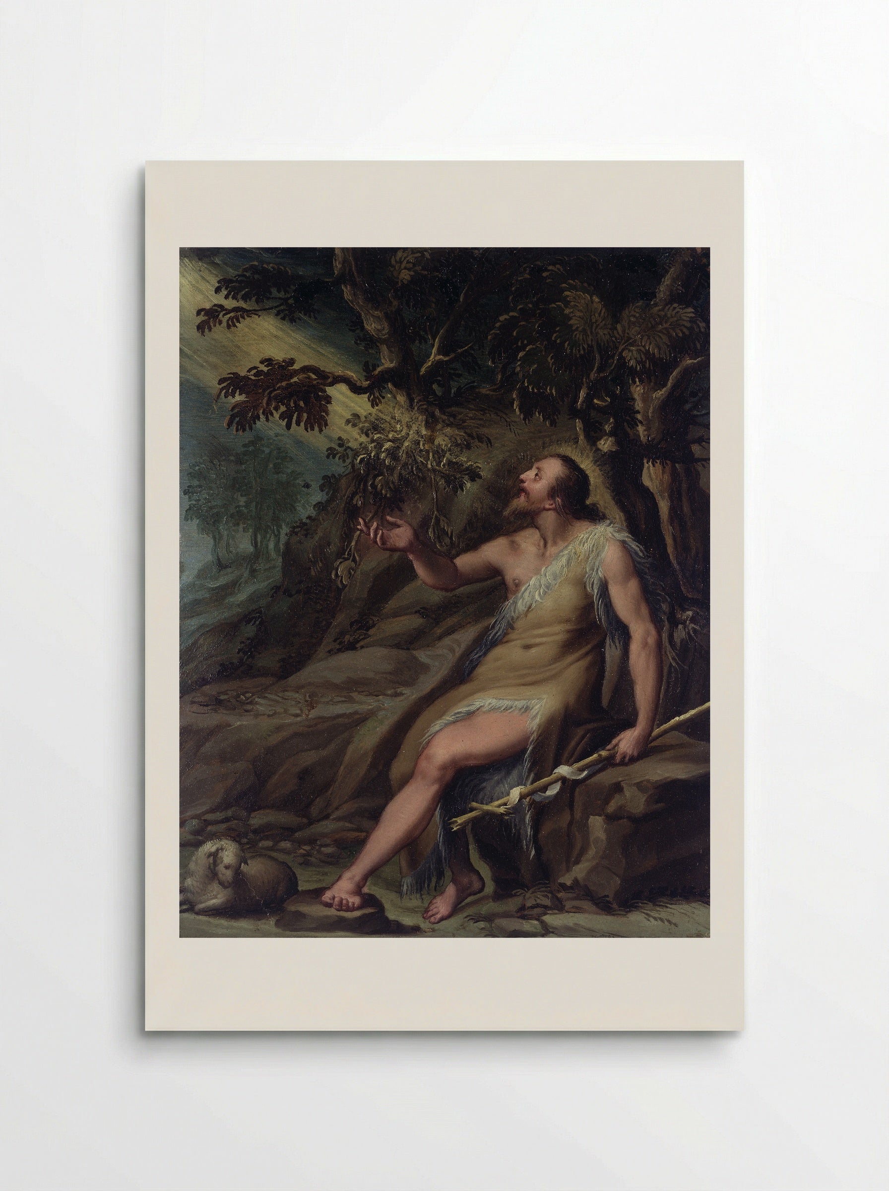 Saint Jerome in the Wilderness - Denys Calvaert - Poster