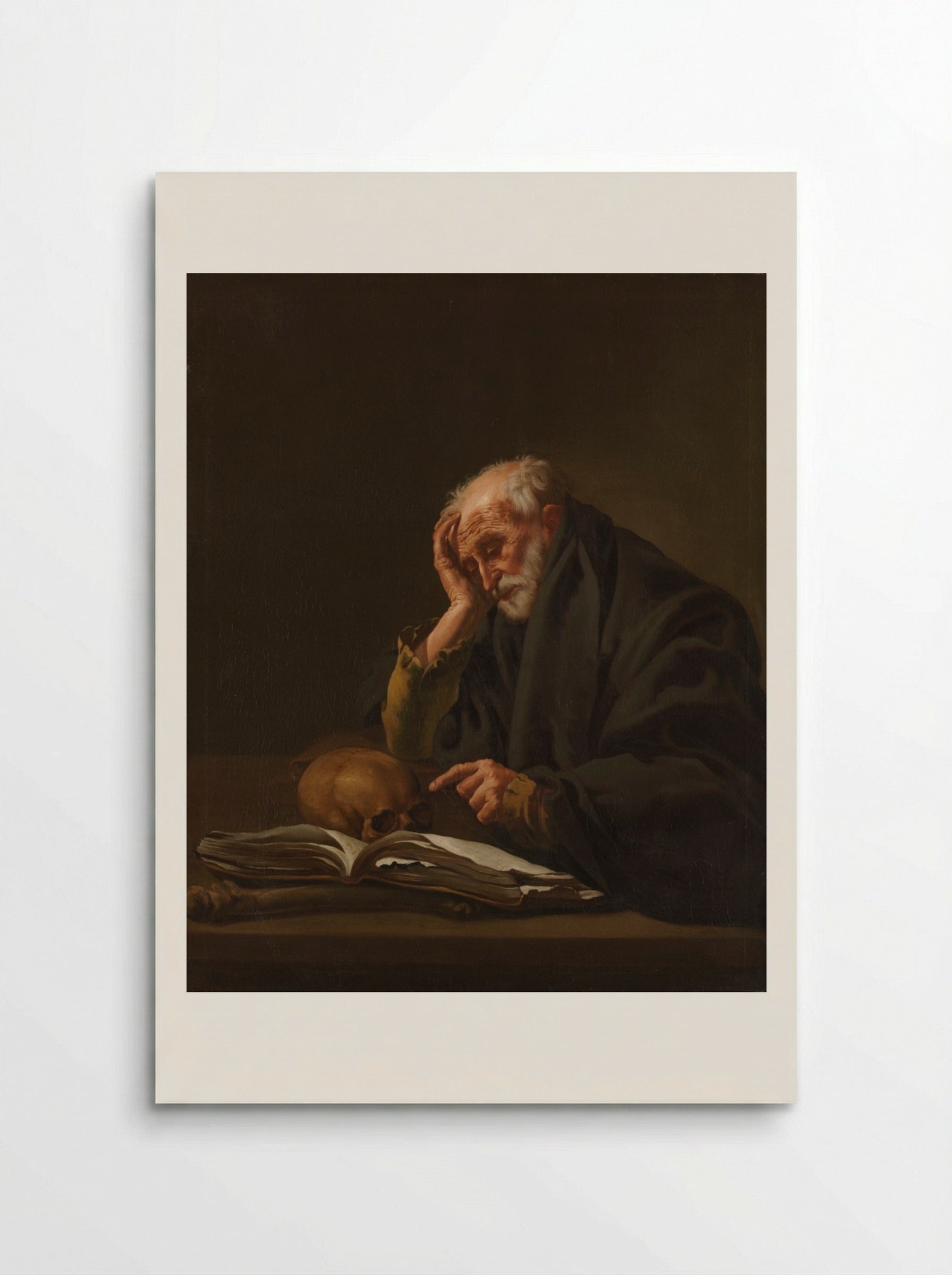 Saint Jerome - Hendrick ter Brugghen - Poster