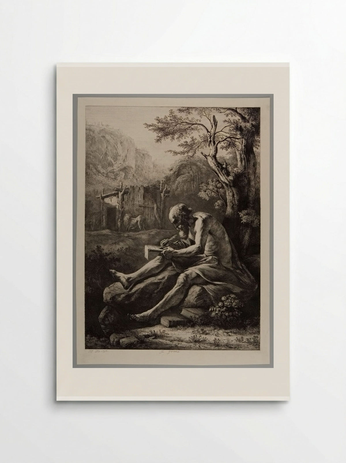Saint Jerome - Jean-Jacques de Boissieu - Poster