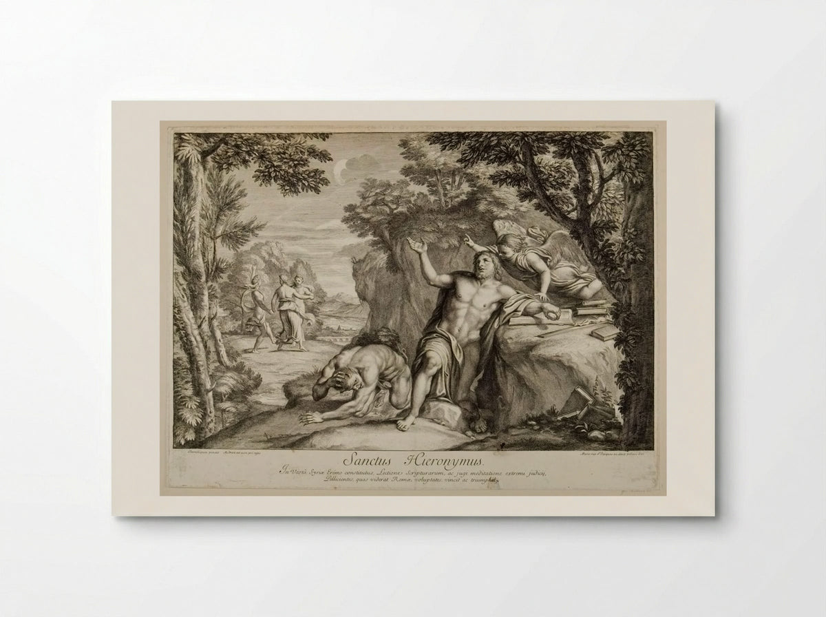Saint Jerome - Gérard Audran - Poster