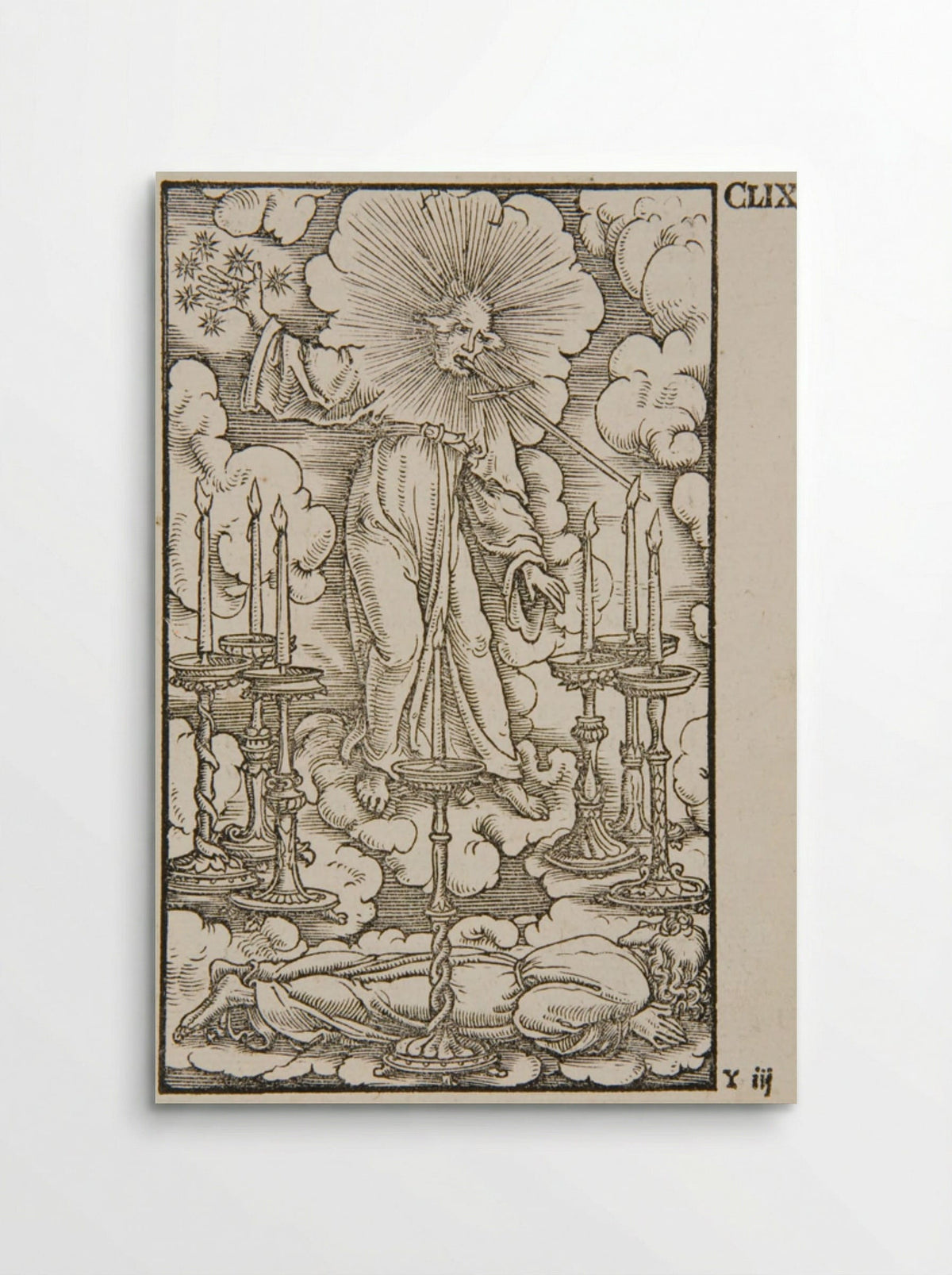 Saint John beholding the seven golden candlesticks - Hans Holbein the Younger - Poster